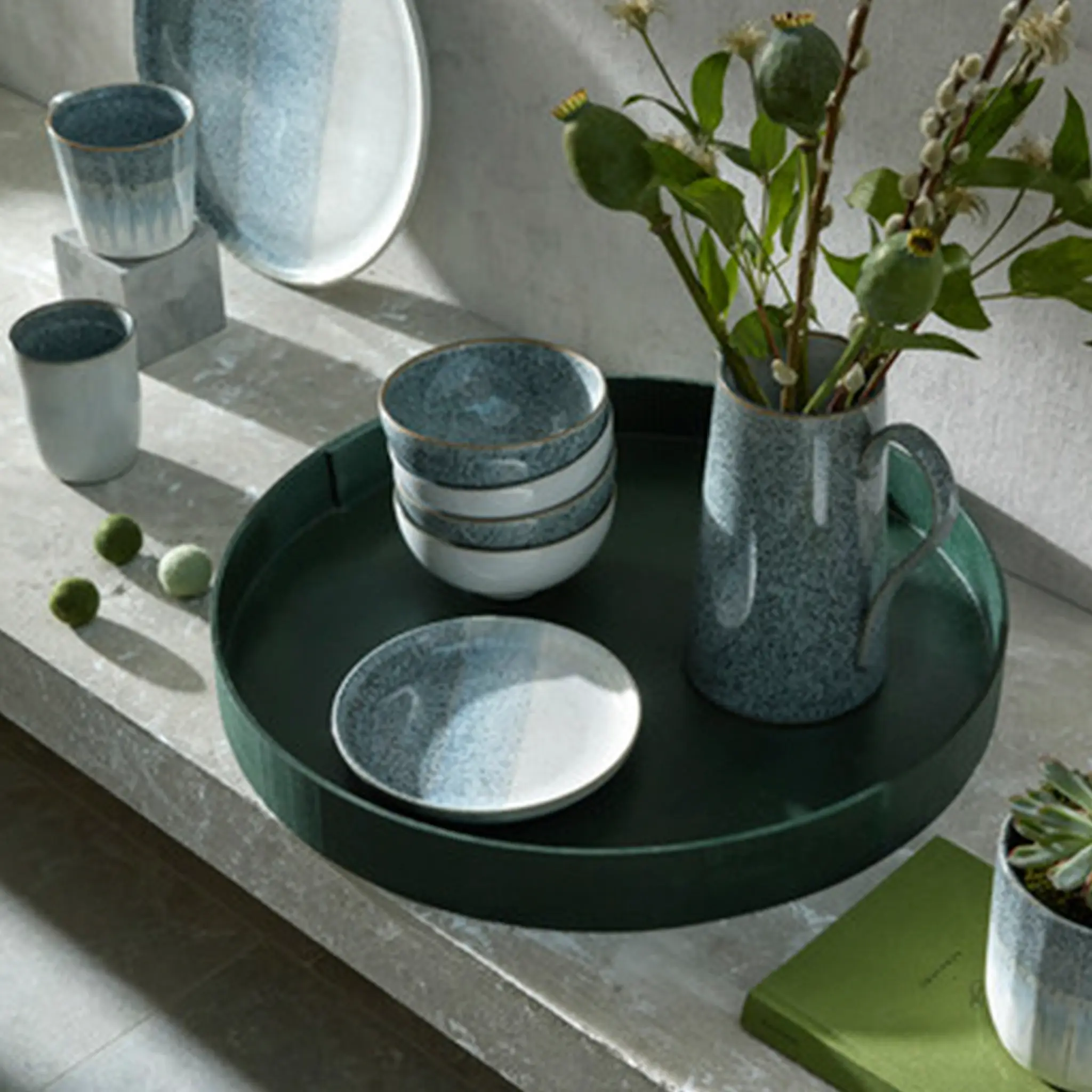 Denby Studio Grey Accent kruka 67 cl grå