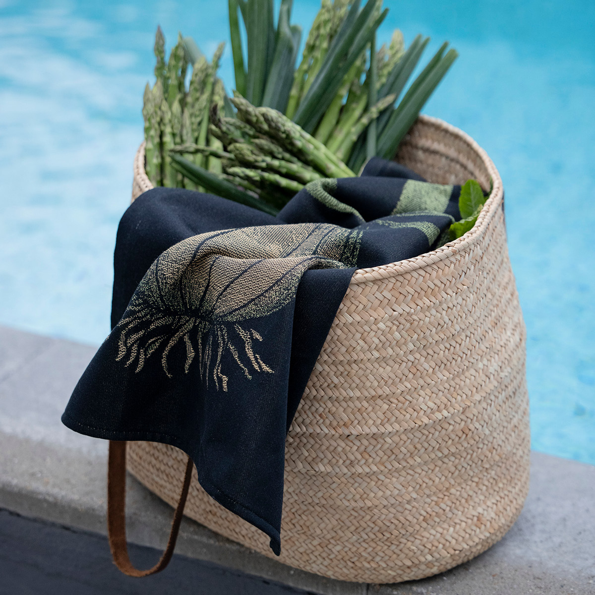 Ekelund Lök Keittiöpyyhe 35x50 cm Musta