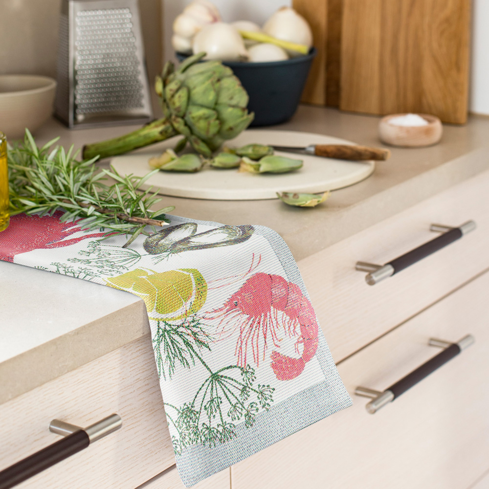 Ekelund Seafood Käsipyyhe 35x50 cm Monivärinen