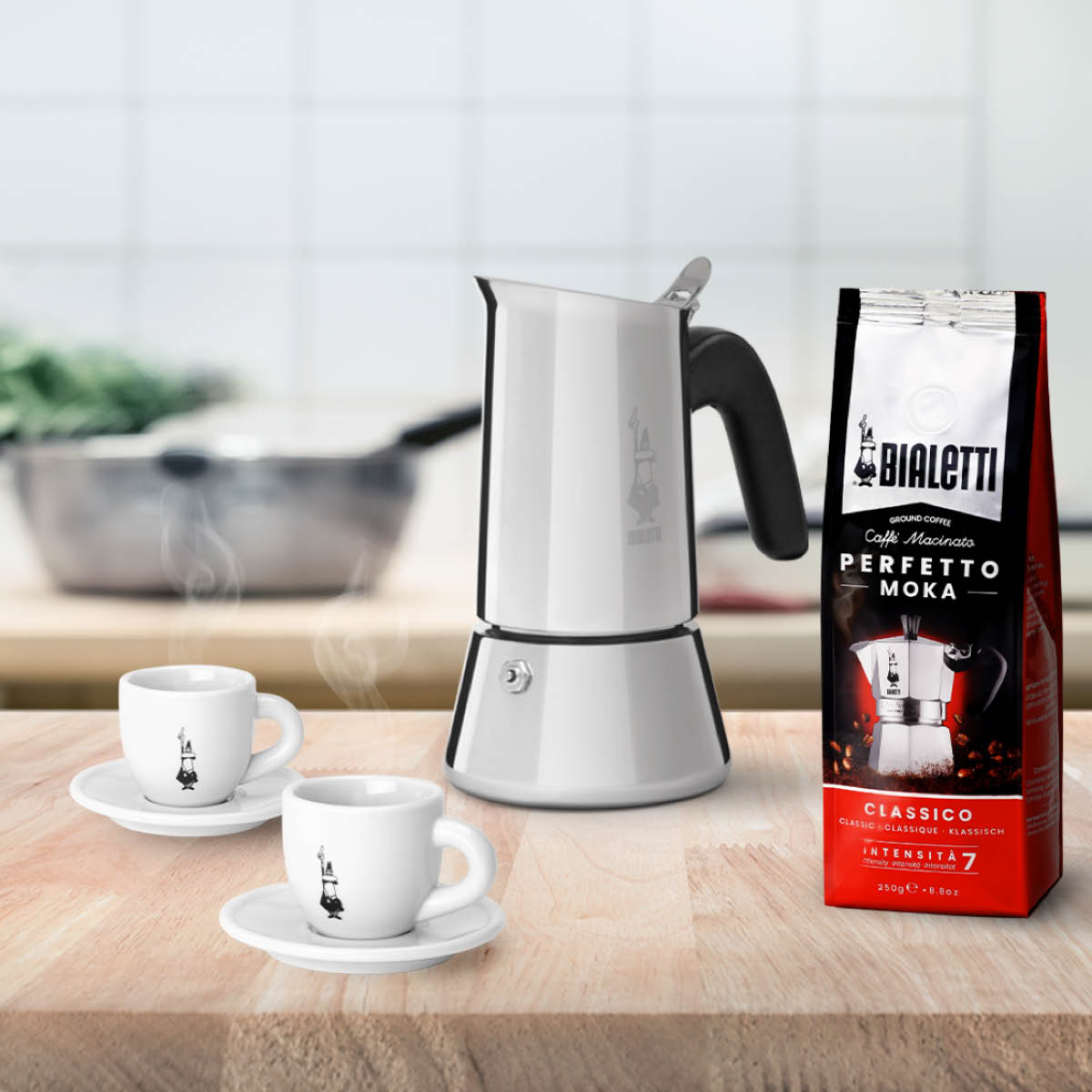Bialetti Venus Mokabryggare induktion 6 koppar