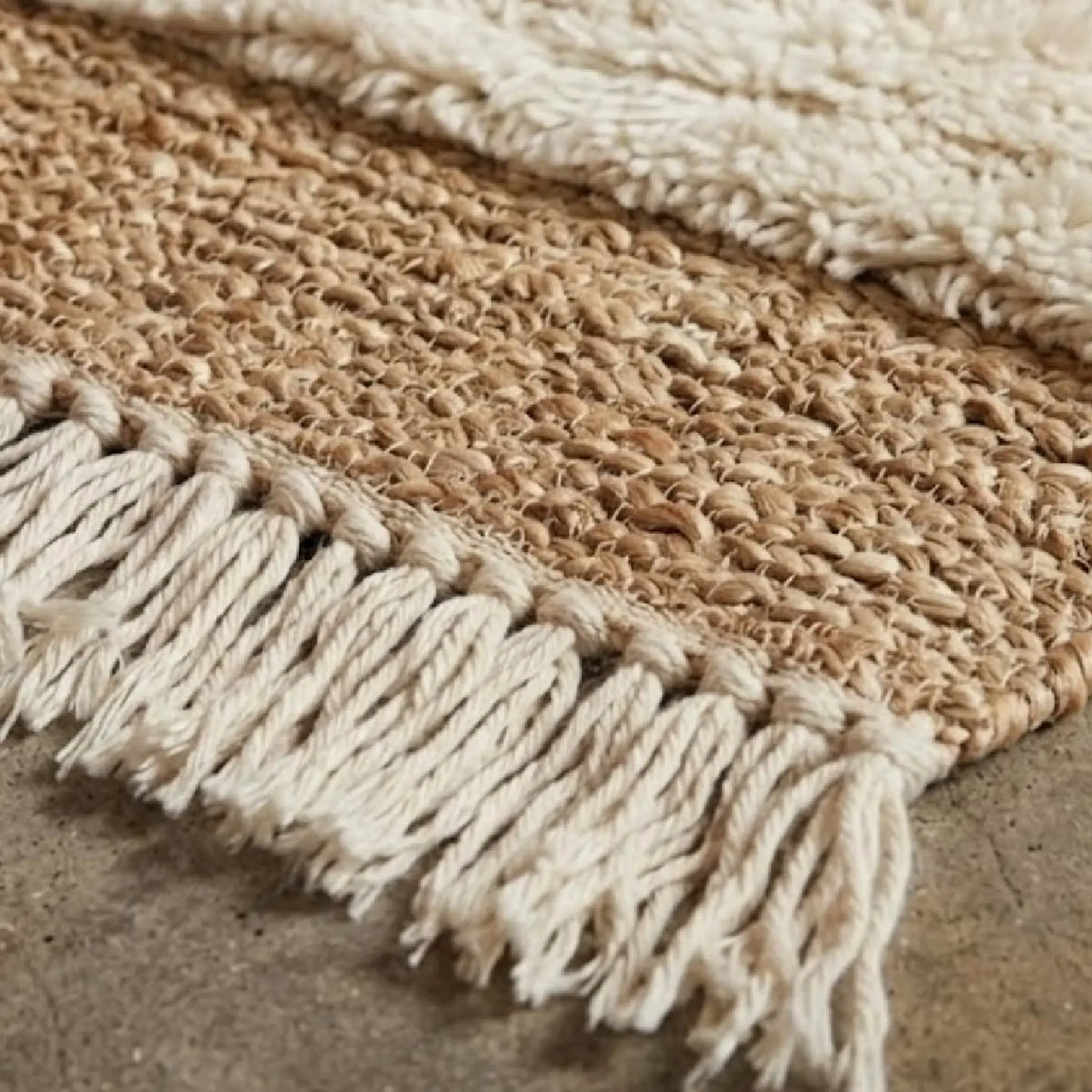 Deco Nord Bucky ullteppe 200x300 cm Ivory beige