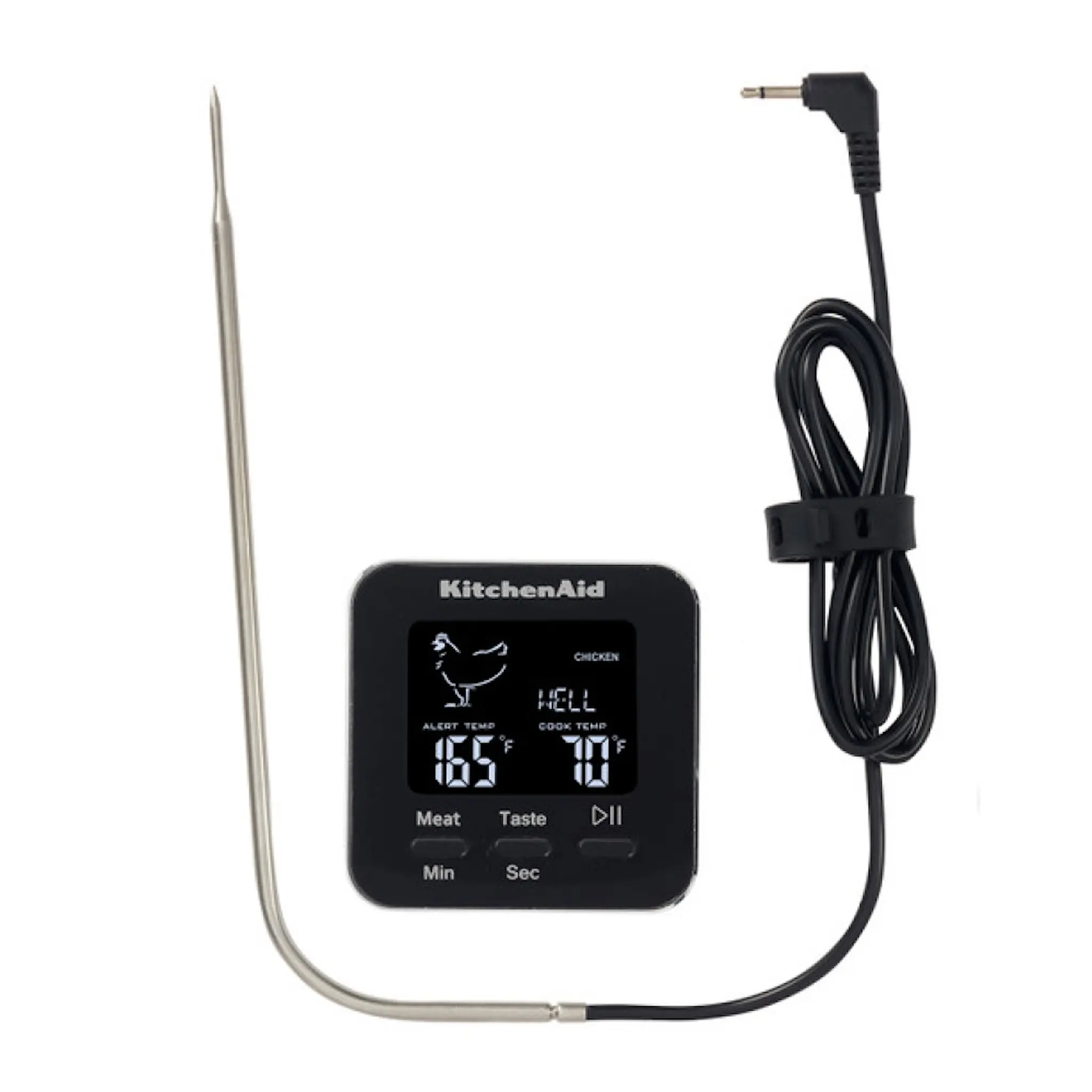 KitchenAid Core digital stektermometer svart