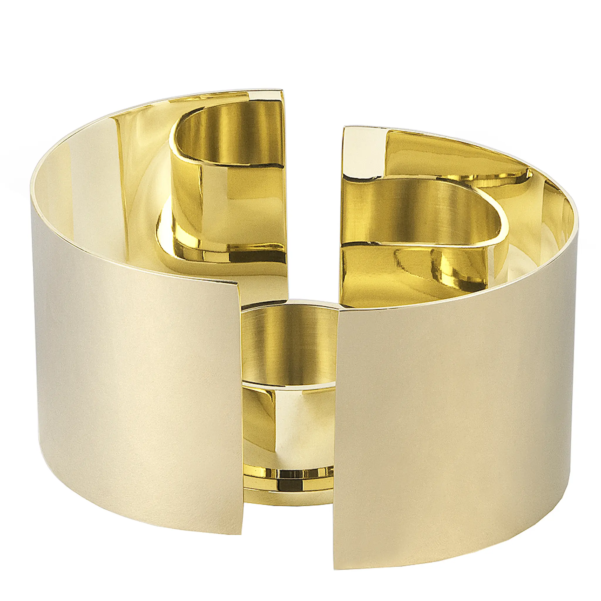Skultuna Infinity Ljuslykta 3 delar 6 cm Mässing
