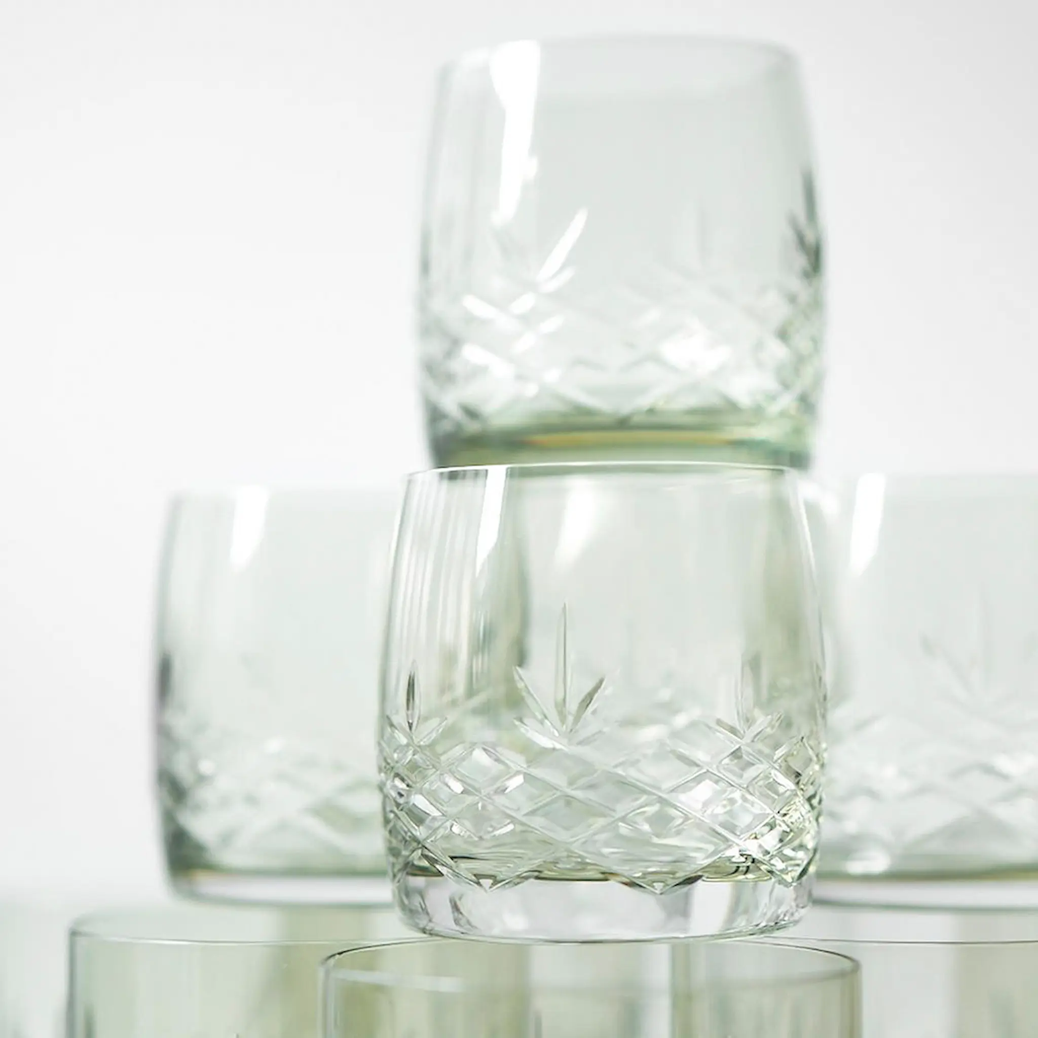 Frederik Bagger Crispy Aqua vannglass 23 cl 2 stk emerald