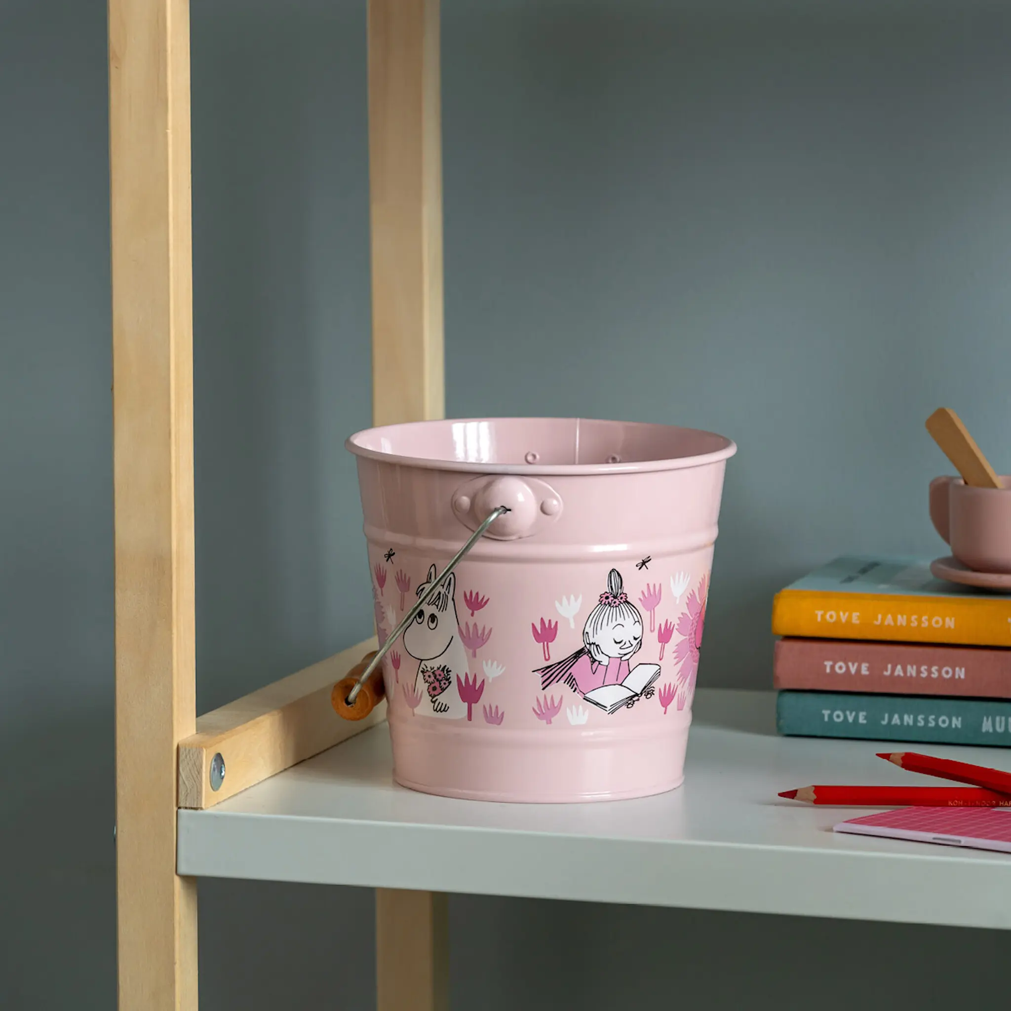 Muurla Mummi bøtte 2L rosa hover