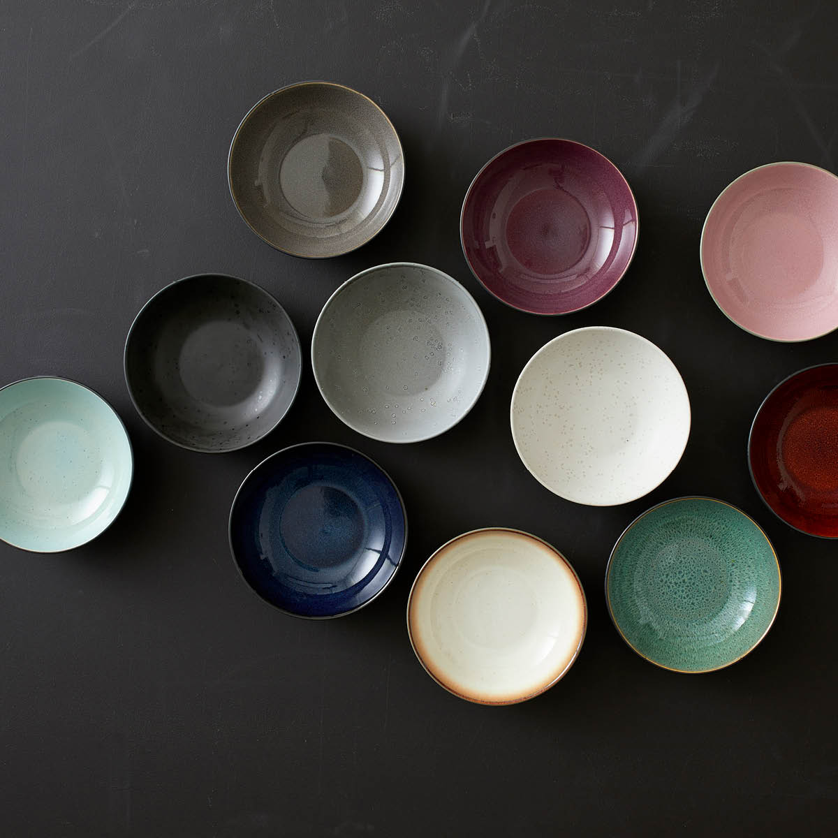 Bitz Pastaskål 20 cm svart/grønn