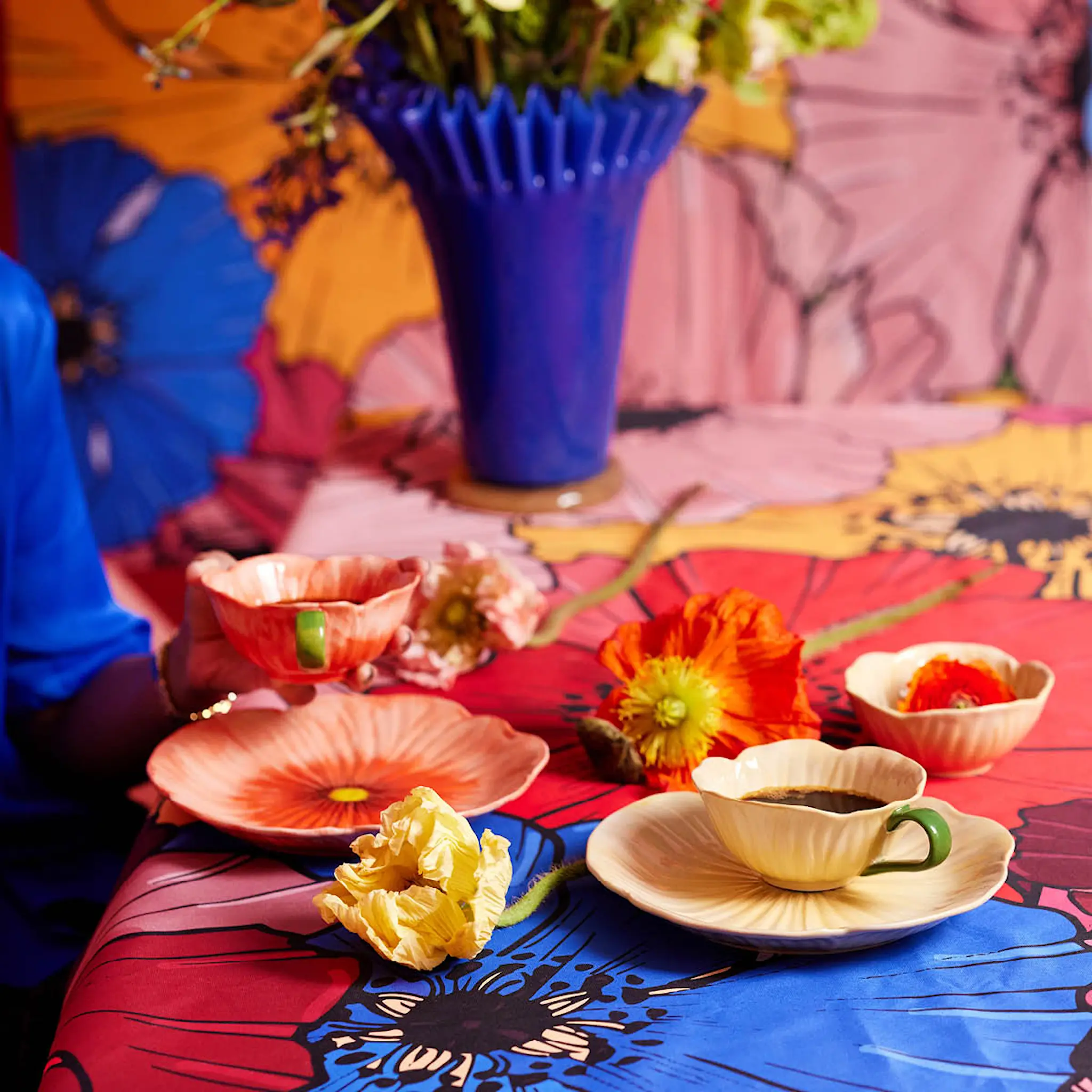 ByOn Poppy skål 11 cm rød