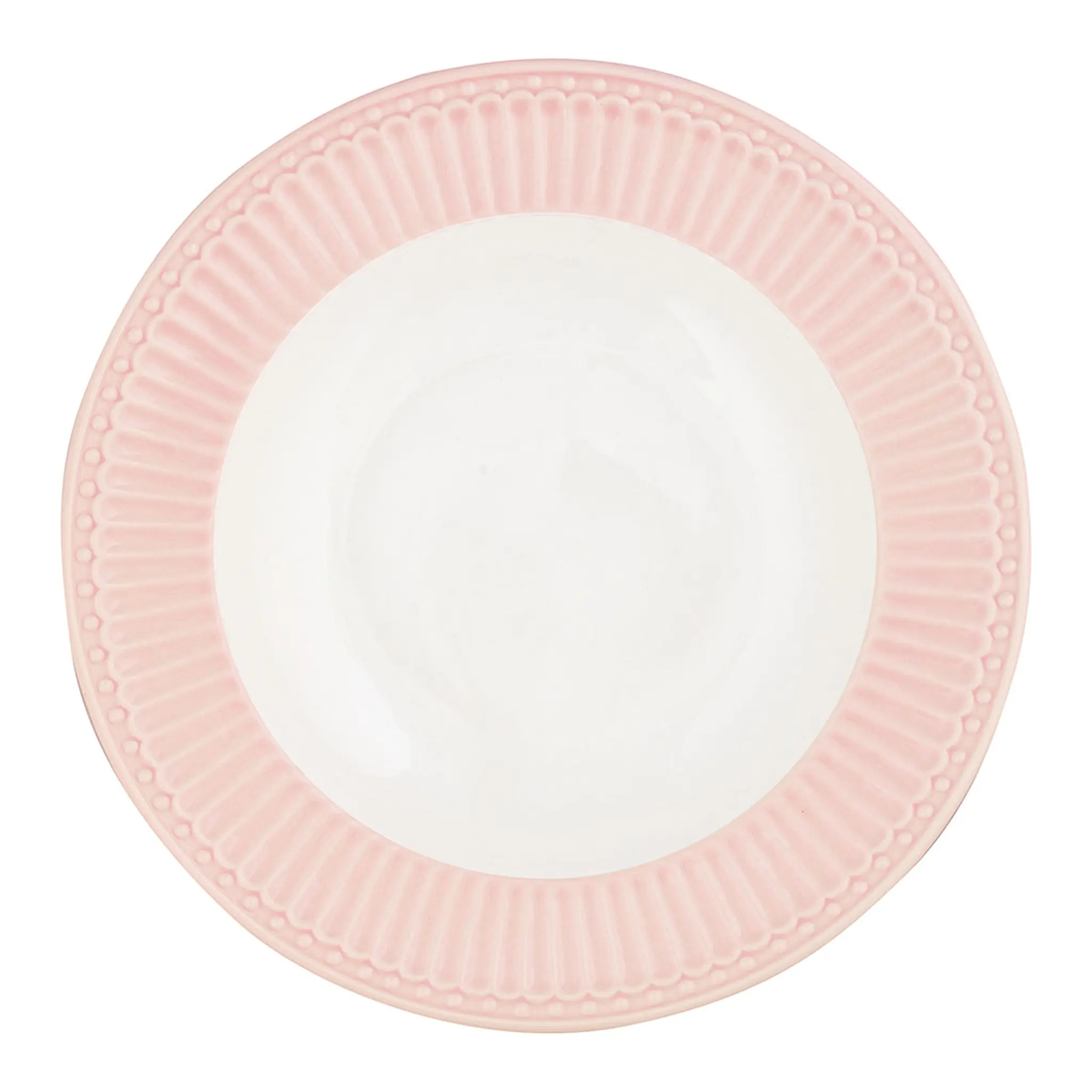 GreenGate Everyday Alice tallrik 23 cm pale pink