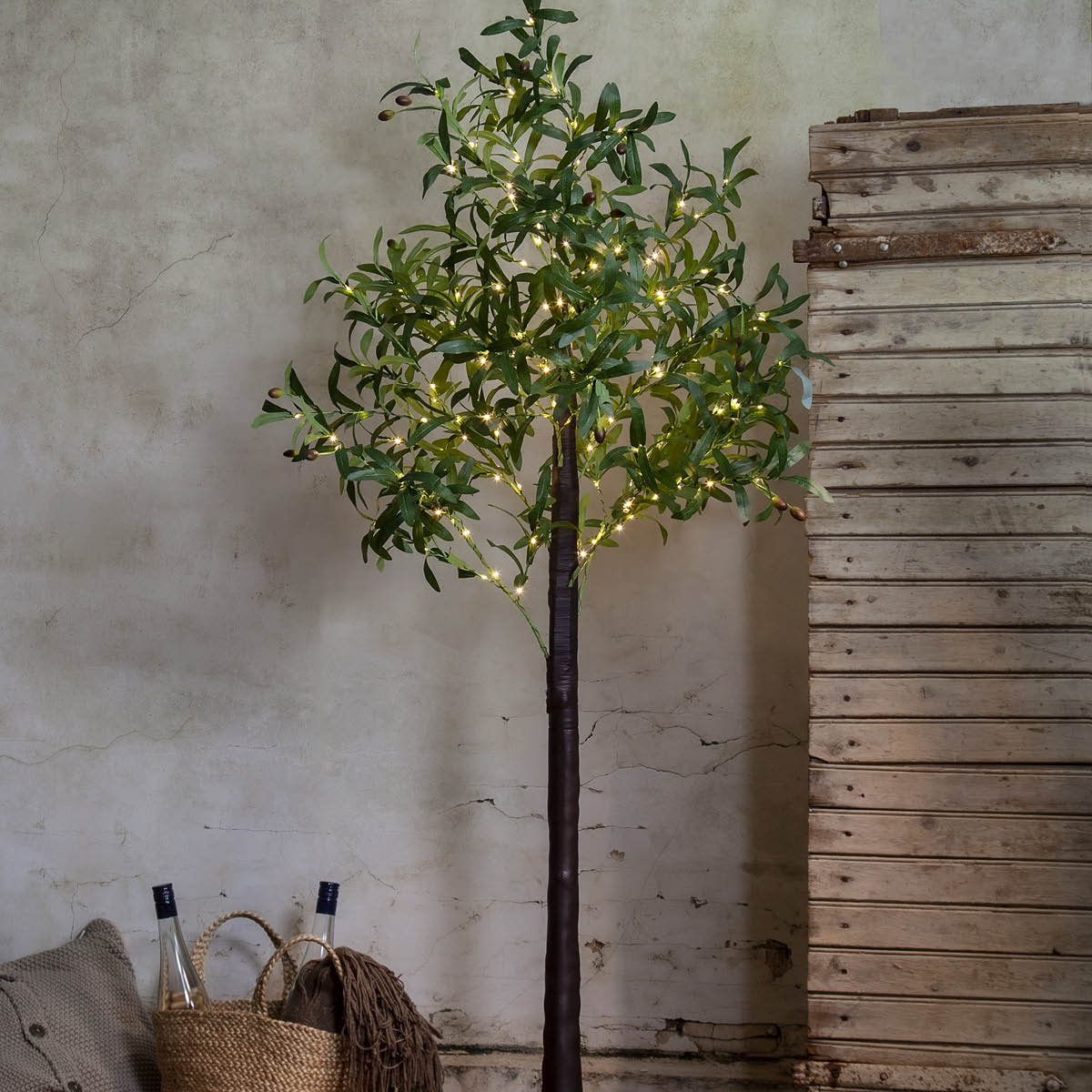 Star Trading Olivec dekorationsträd med LED 860-53 180 cm grön