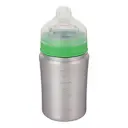 Baby Flaska 266 ml Borstat stål