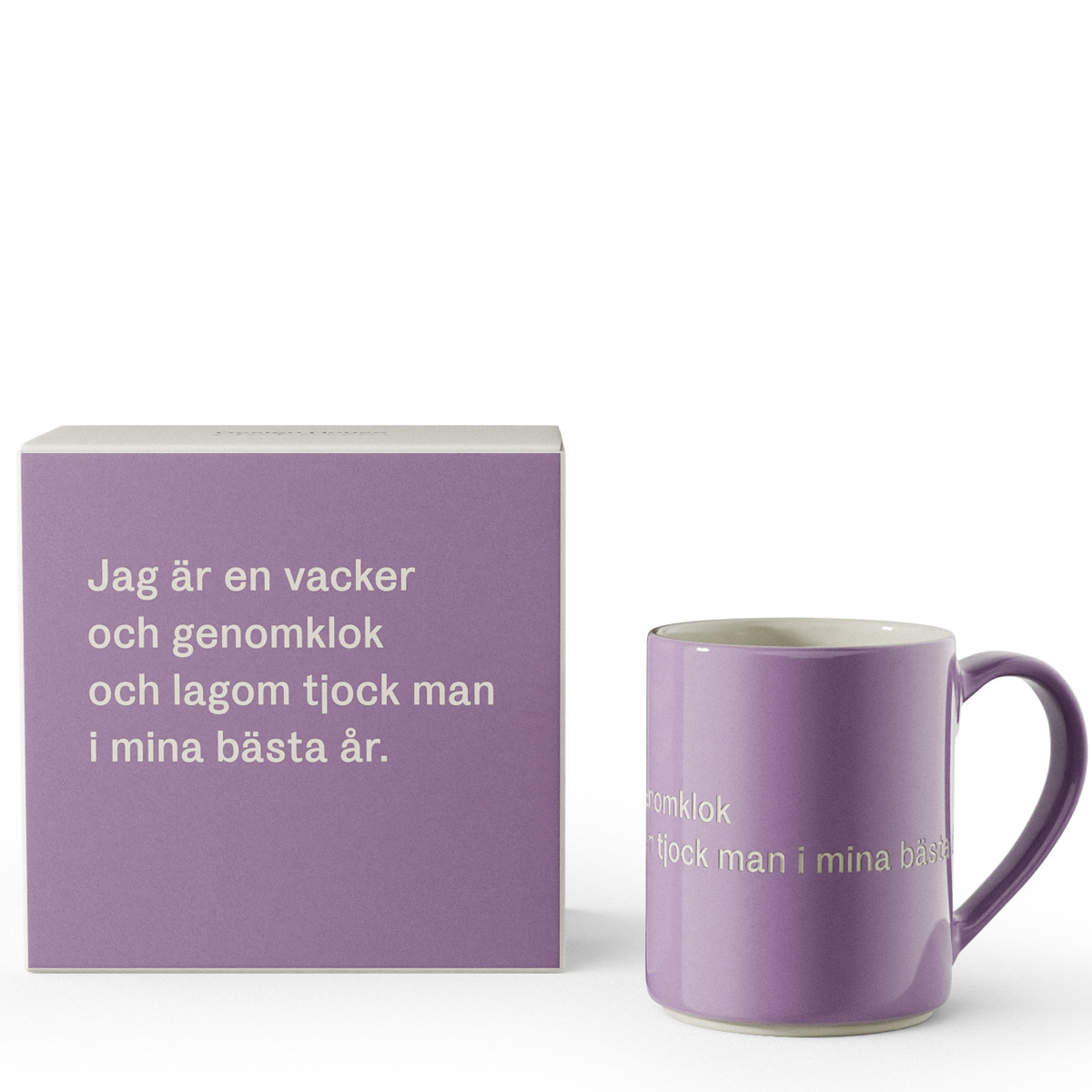 Design House Stockholm Lindgren krus 35 cl "Jag är en vacker" lilla