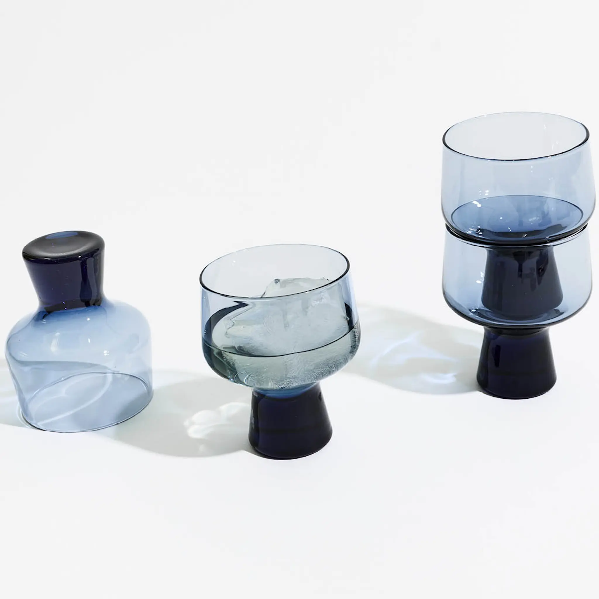 iittala Solare glas på fot 29 cl 2-pack regn