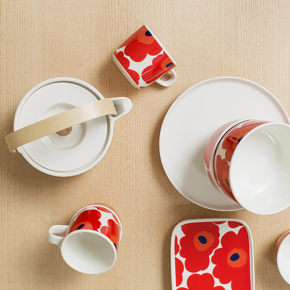 Marimekko Oiva / Unikko Muki 25 cl Punainen/Valkoinen