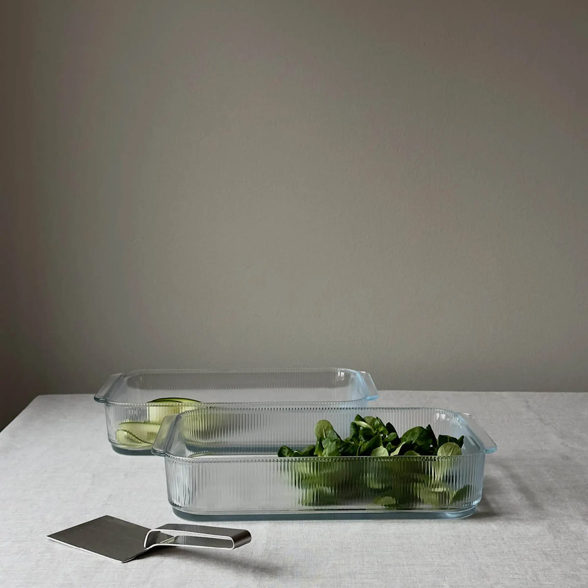 Stelton Pilastro ildfast form 33,1x20,7 cm 2 stk klar hover