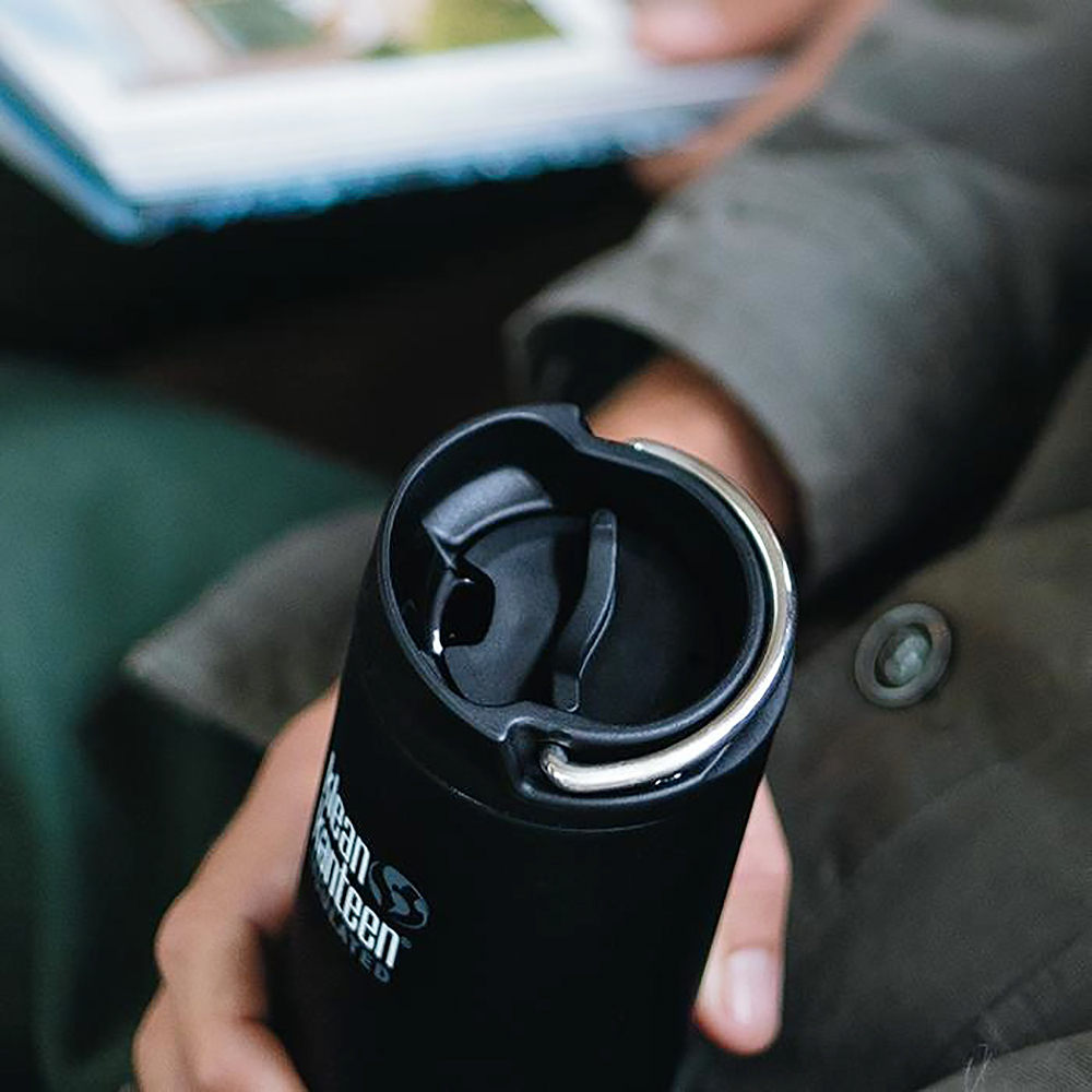 Klean Kanteen TKWide termosmugg 35 cl med cafélock Svart