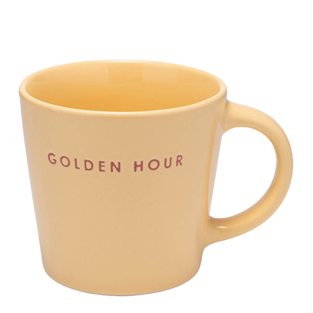 Vondels - Cappuccinokuppi Golden Hour 25 cl Keltainen