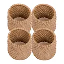 Rattan Servettring 4,5 cm 4-pack Beige