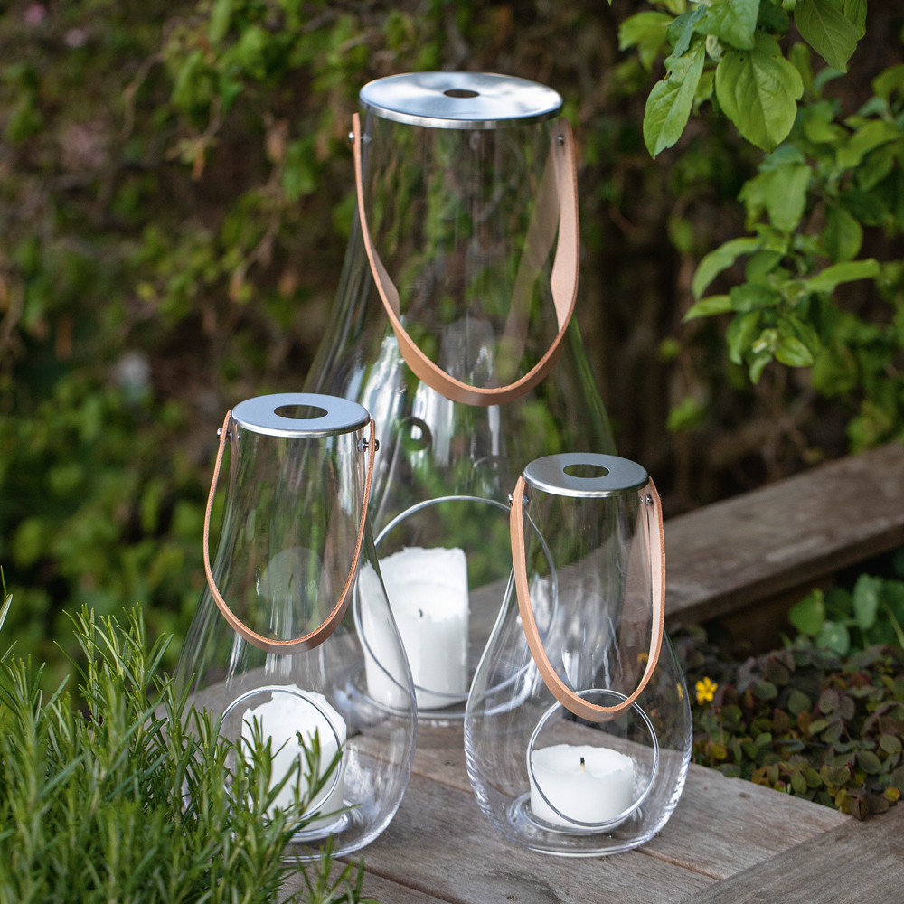 Holmegaard Design with Light Lyhty 29 cm Kirkas