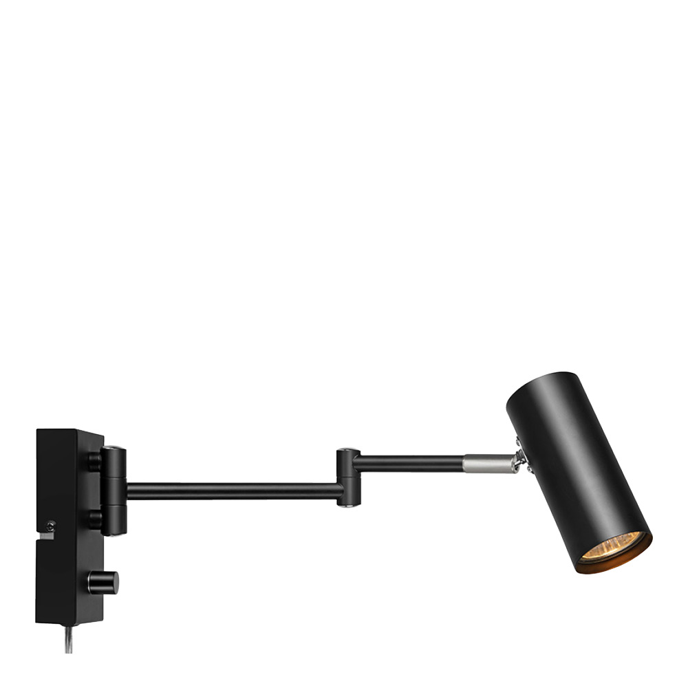 Markslöjd Torino vägglampa 39 cm svart