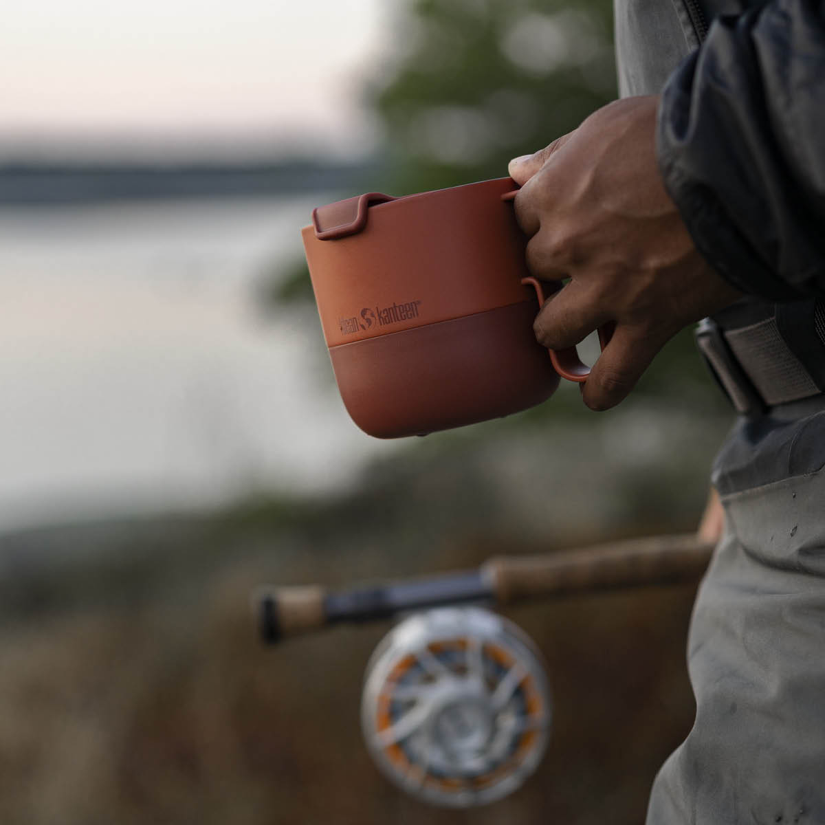 Klean Kanteen Rise mugg 41 cl med fliplock Autumn Glaze