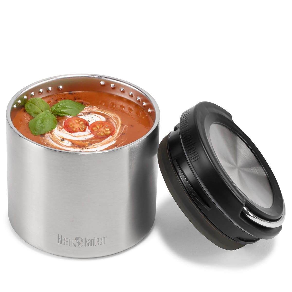 Klean Kanteen TKCanister 47 cl med isolasjonslokk børstet stål