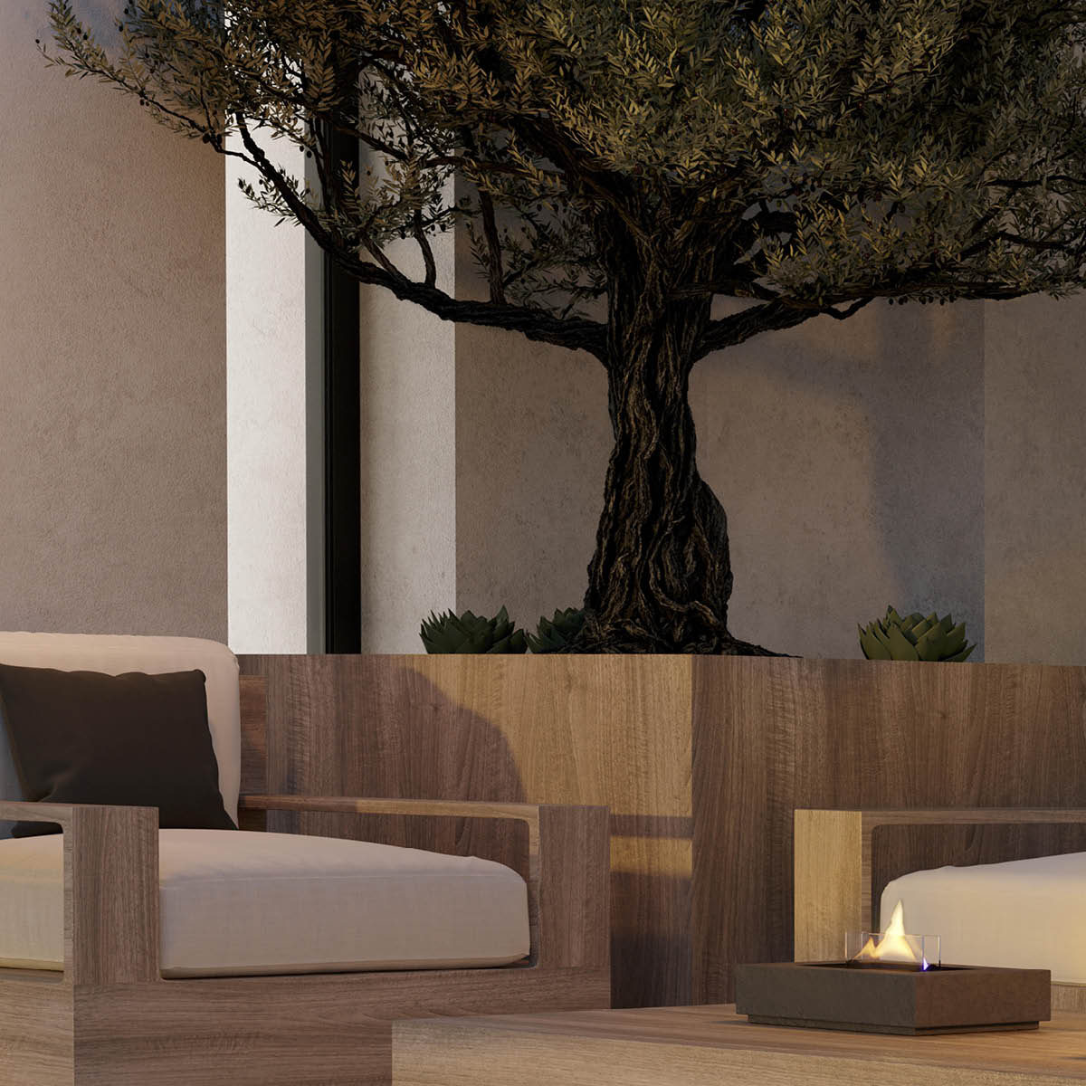 Tenderflame Daisy bordlykt 90 0,5L rust