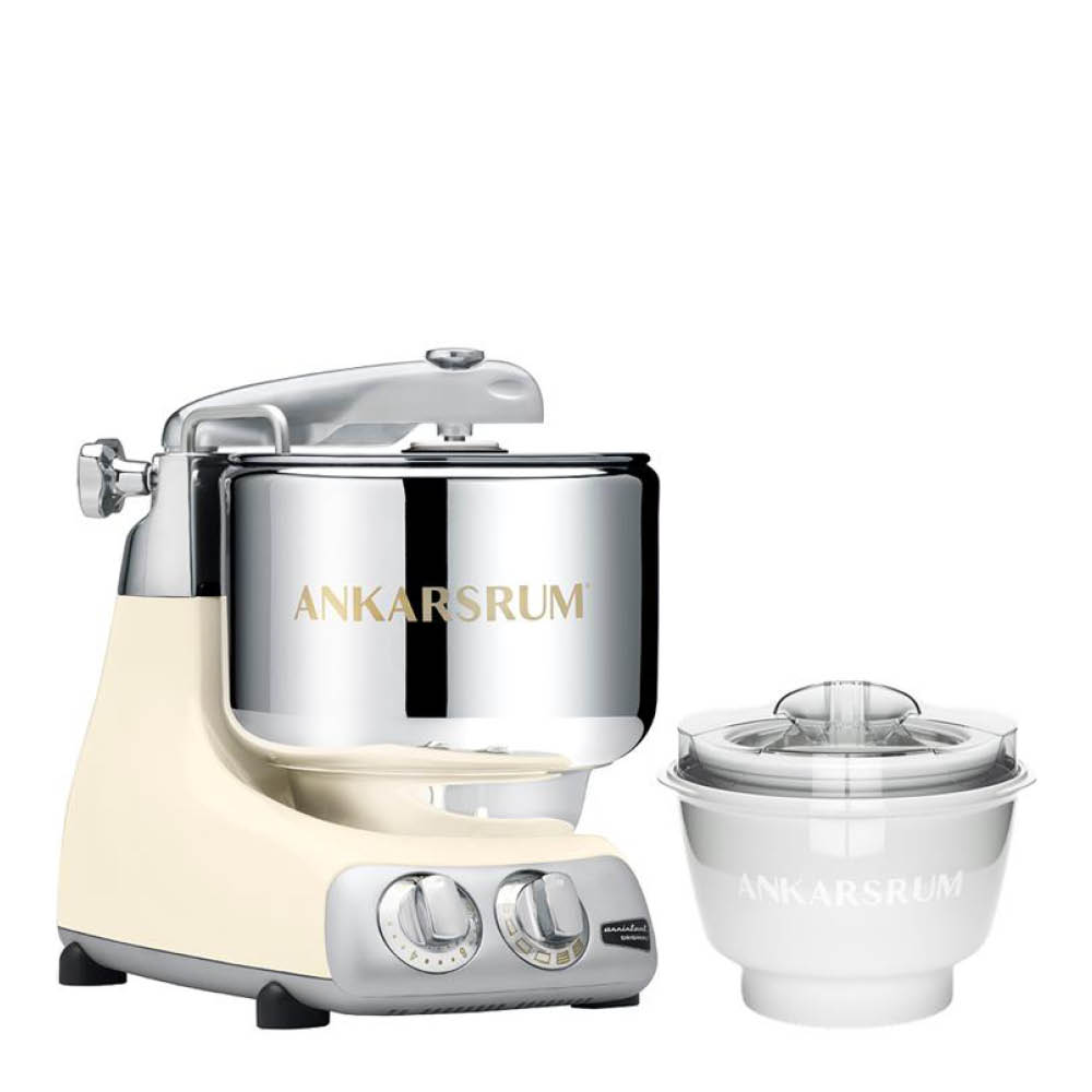 Ankarsrum Ankarsrum köksmaskin Creme Light + Glassmaskin