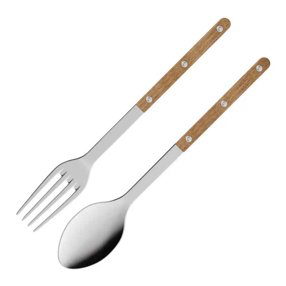 Bistrot tarjoiluottimet 26 cm 2 kpl tiikki