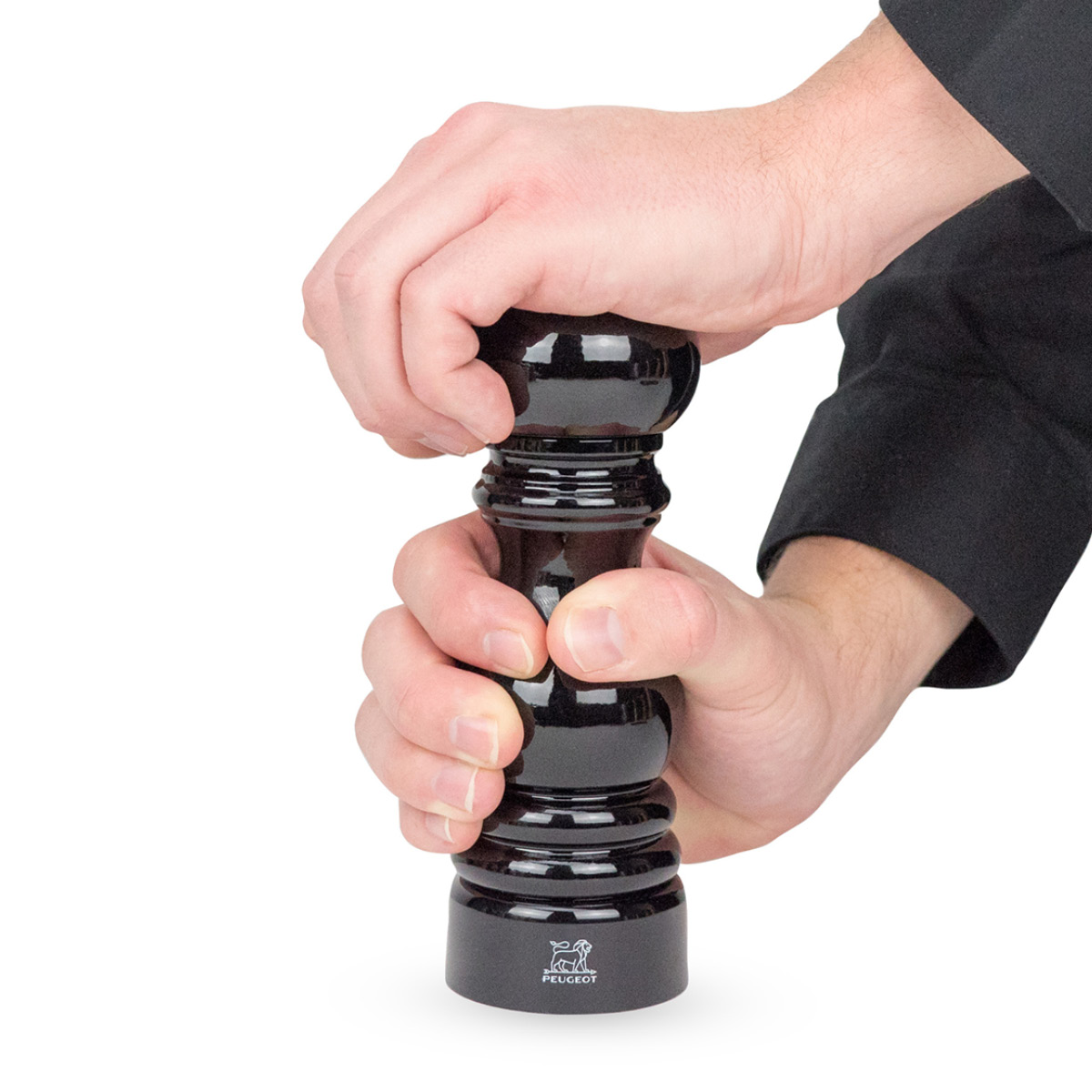 Peugeot Paris Duo salt/pepperkvernsett 18 cm lakkert svart