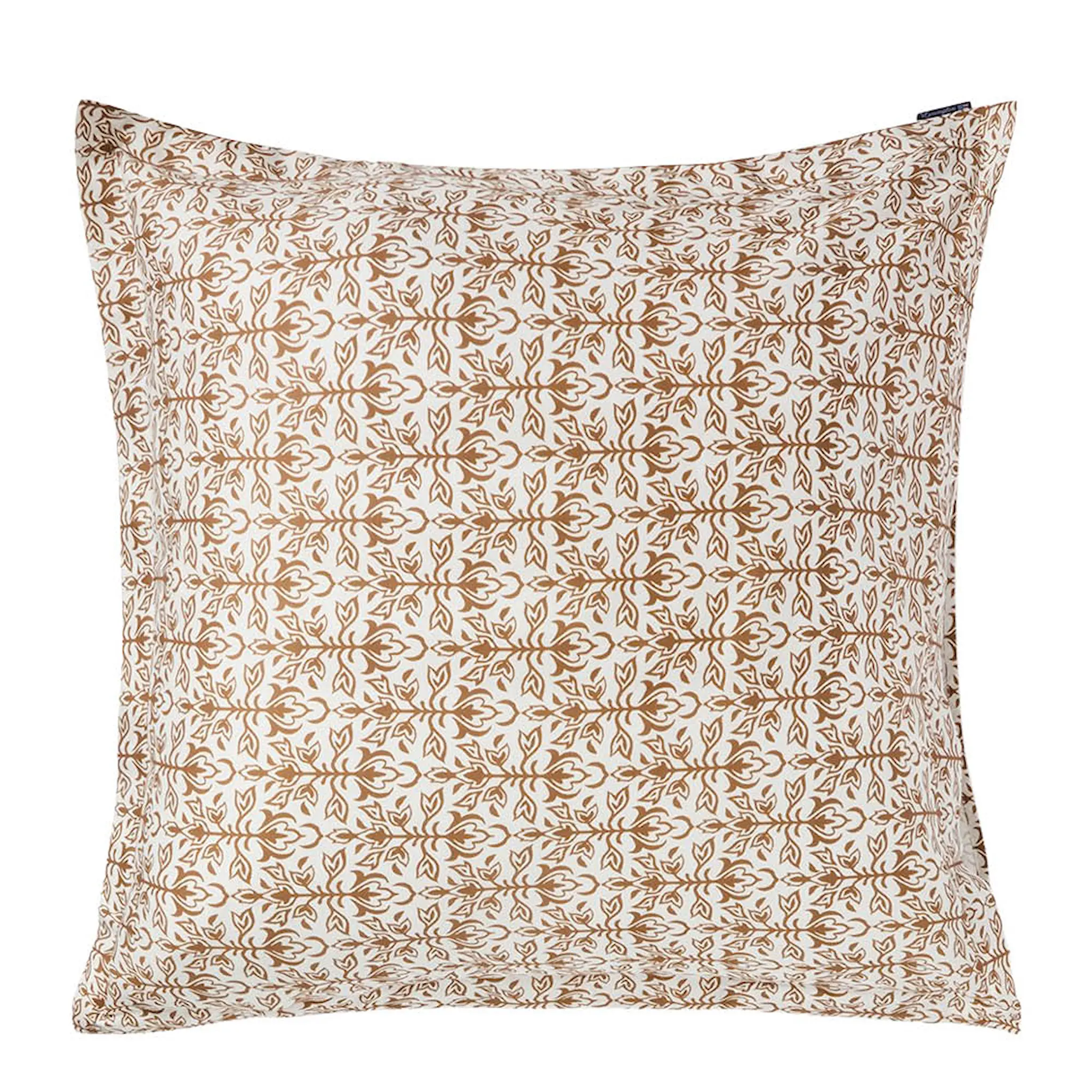 Lexington Örngott 65x65 cm bomullsatin ornament vit/fudge