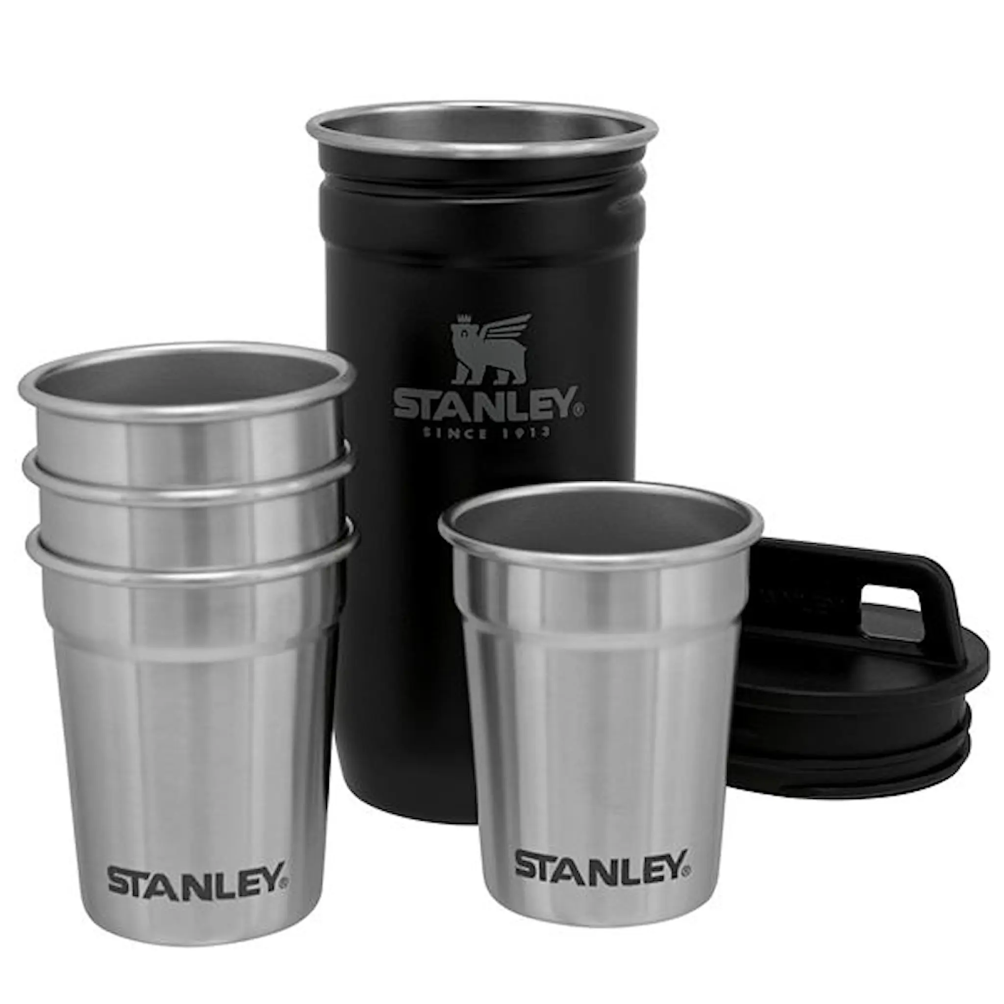 Stanley Adventure Shotglas 59 Ml 4-Pack Svart