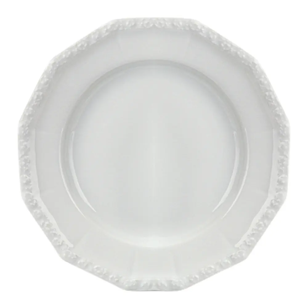 Maria asjett 17 cm hvit