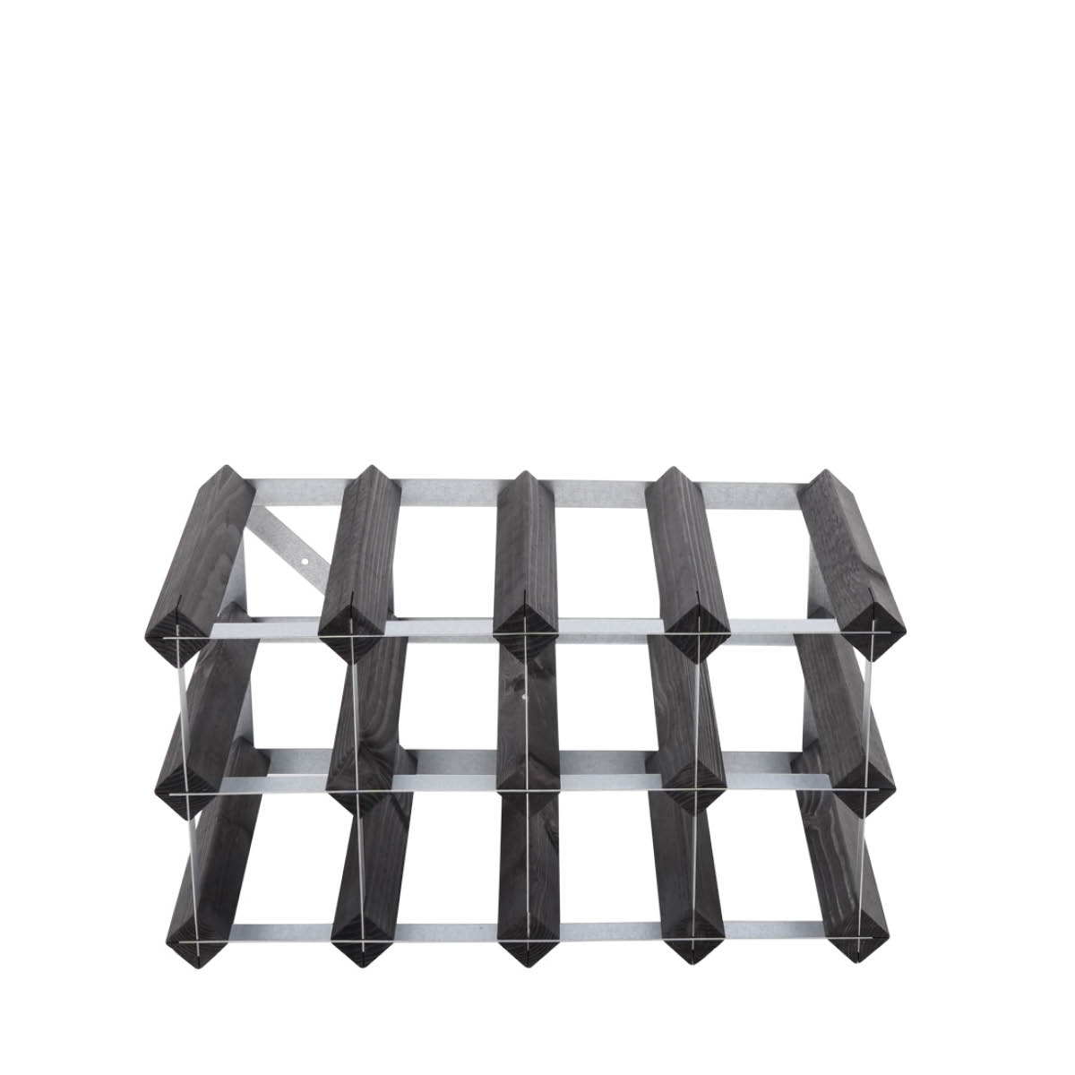 Traditional Wine Rack Vinstativ 12 flasker montert svart