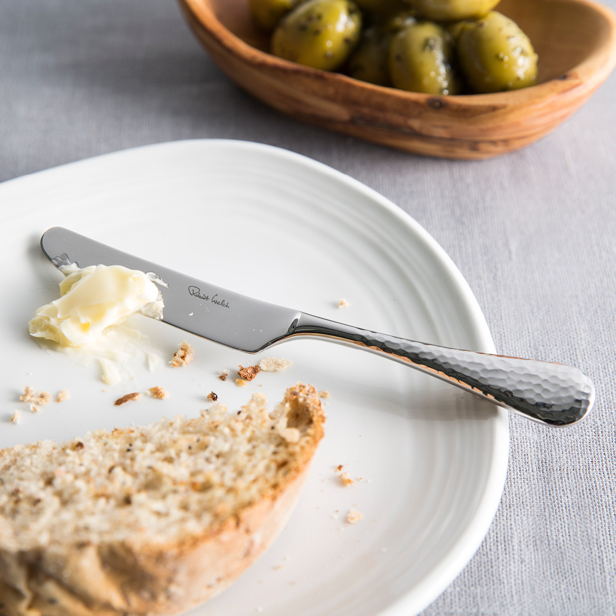 Robert Welch Honeybourne smörkniv 16 cm stål