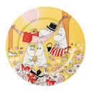 Mumin serveringsfat 30 cm Familjemys gul