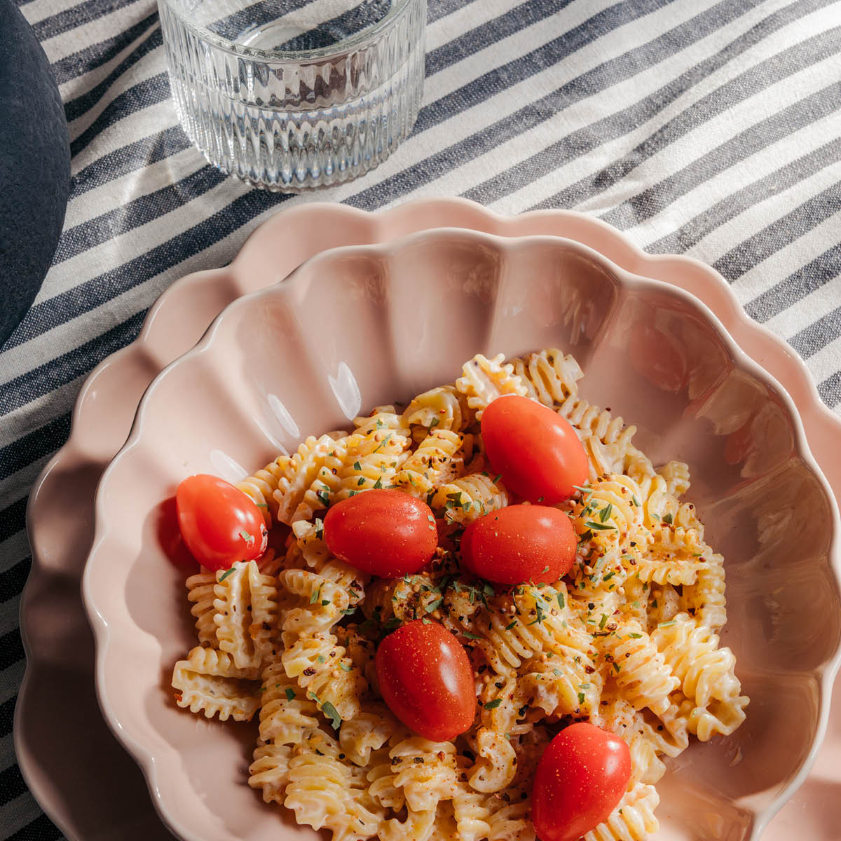 Stiernholm Lotus pastatallrik 21,5 cm dammrosa