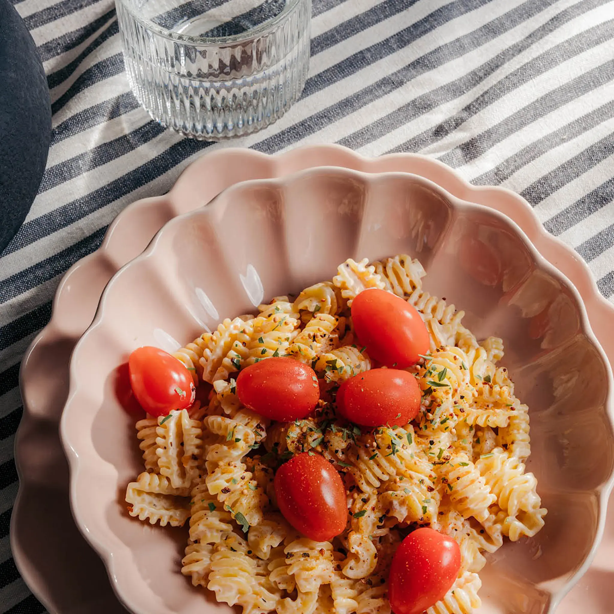 Stiernholm Lotus pastatallrik 21,5 cm dammrosa