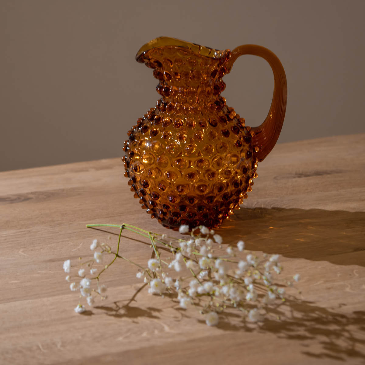 Klimchi Hobnail Karahvi 2 L Amber