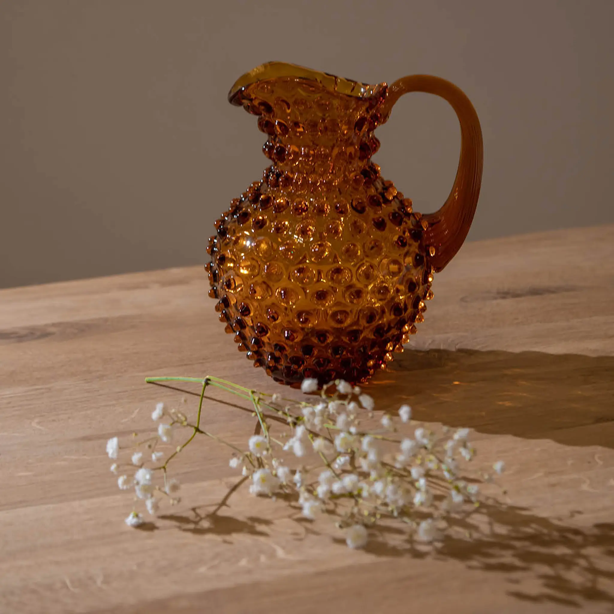 Klimchi Hobnail Karaff 2 L Amber