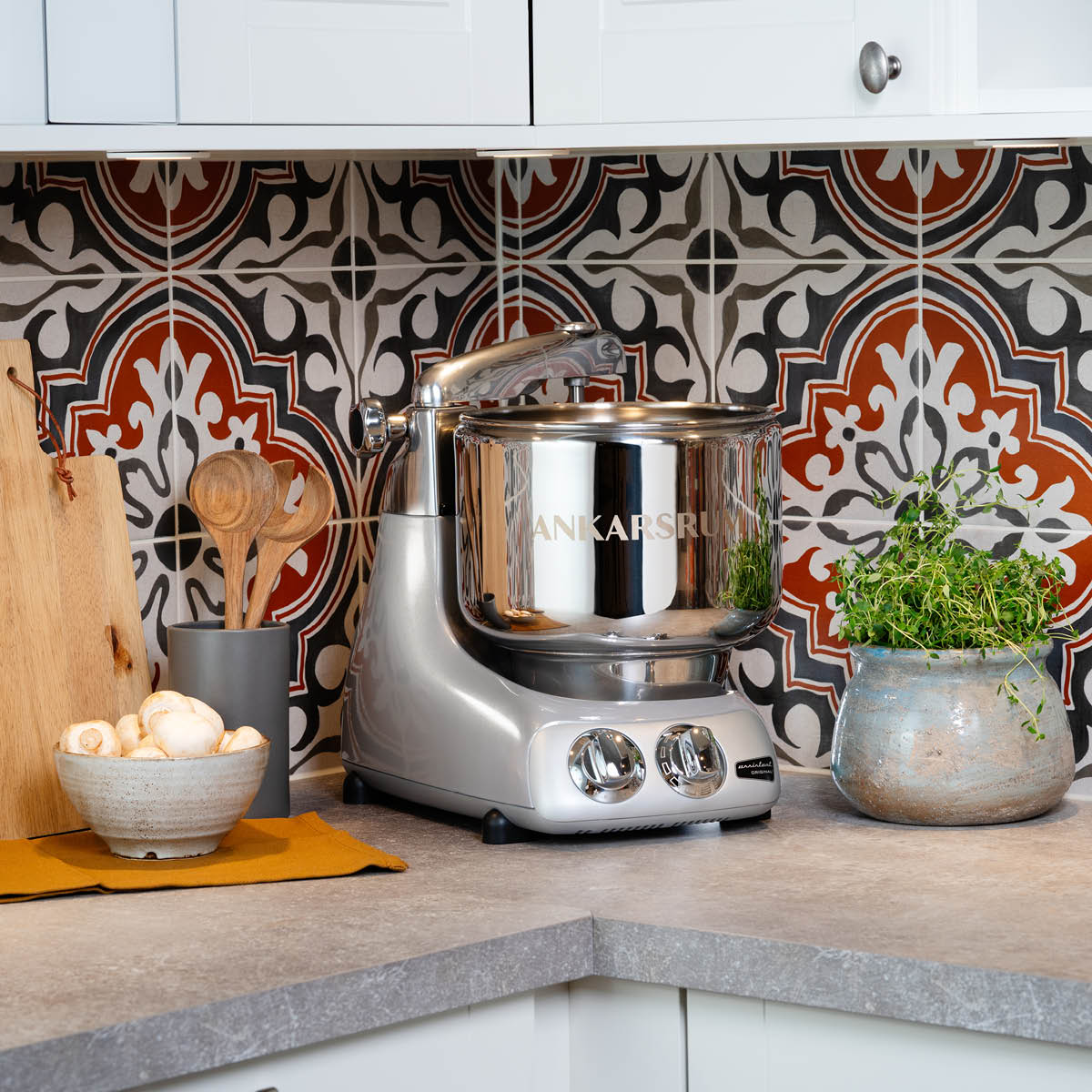 Ankarsrum Ankarsrum Assistent Original Köksmaskin Jubilee Silver