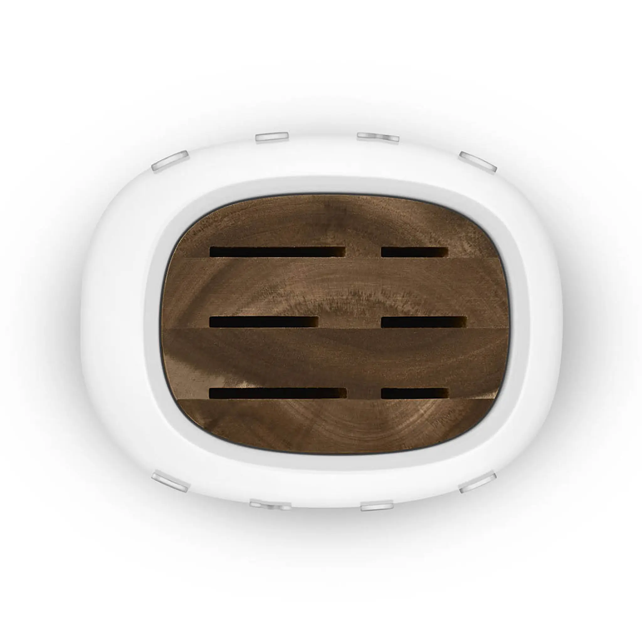 Smeg Smeg knivblock med 6 knivar KBSF02 vit