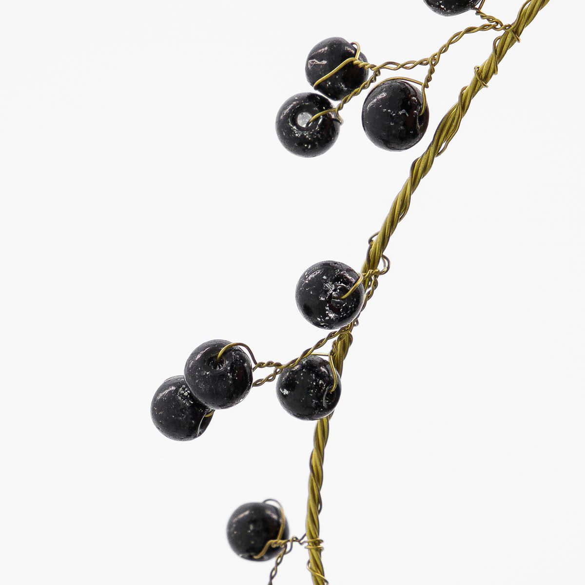 House Doctor Bird Joulukoriste 10 cm Musta/Messinki