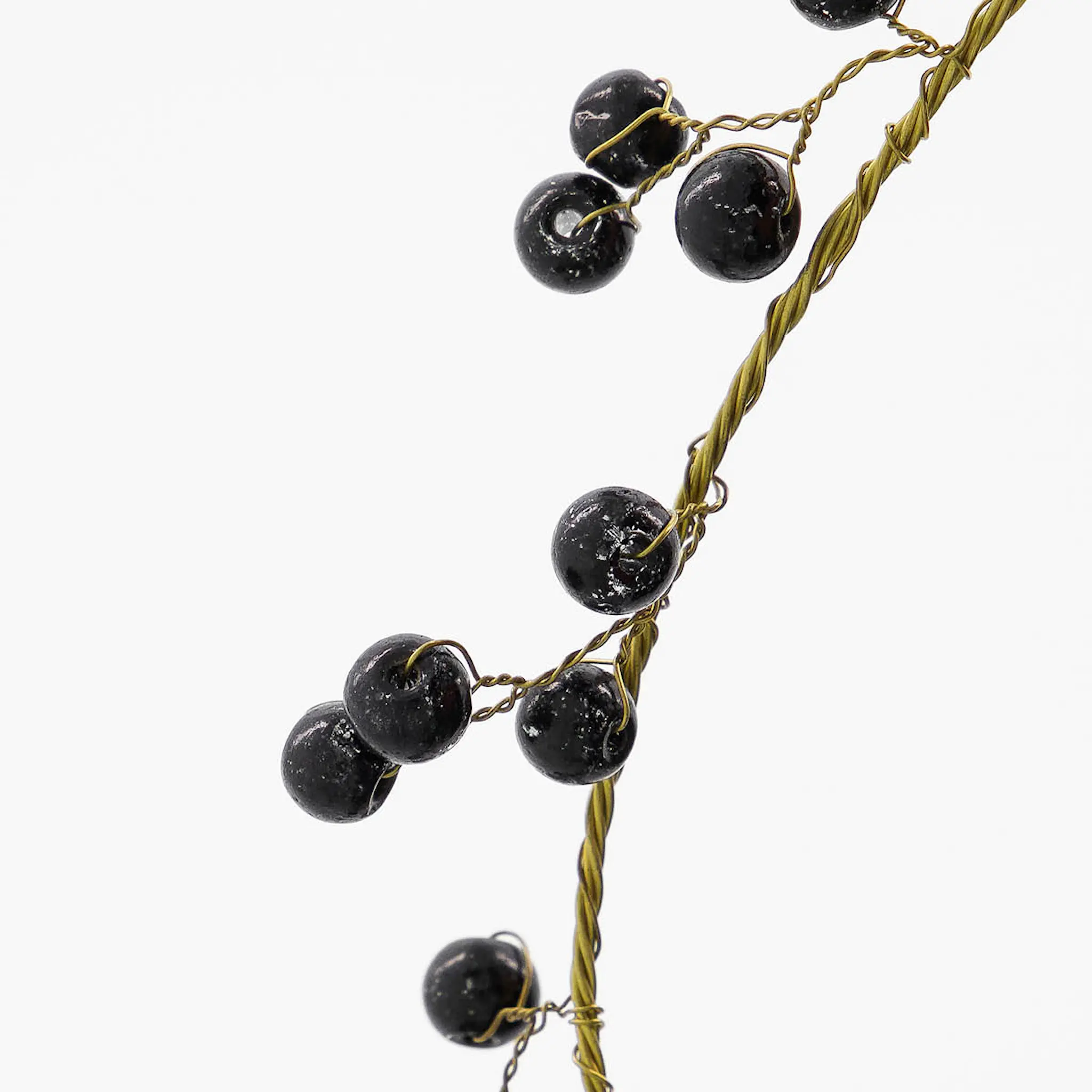 House Doctor Bird Joulukoriste 10 cm Musta/Messinki