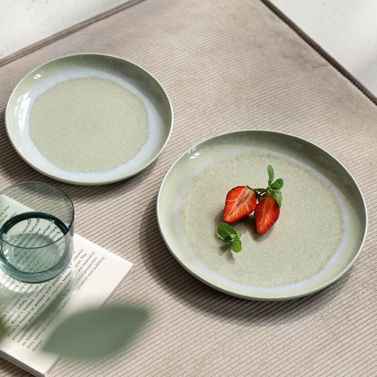 Villeroy & Boch Perlemor Alga tallrik 20 cm grön