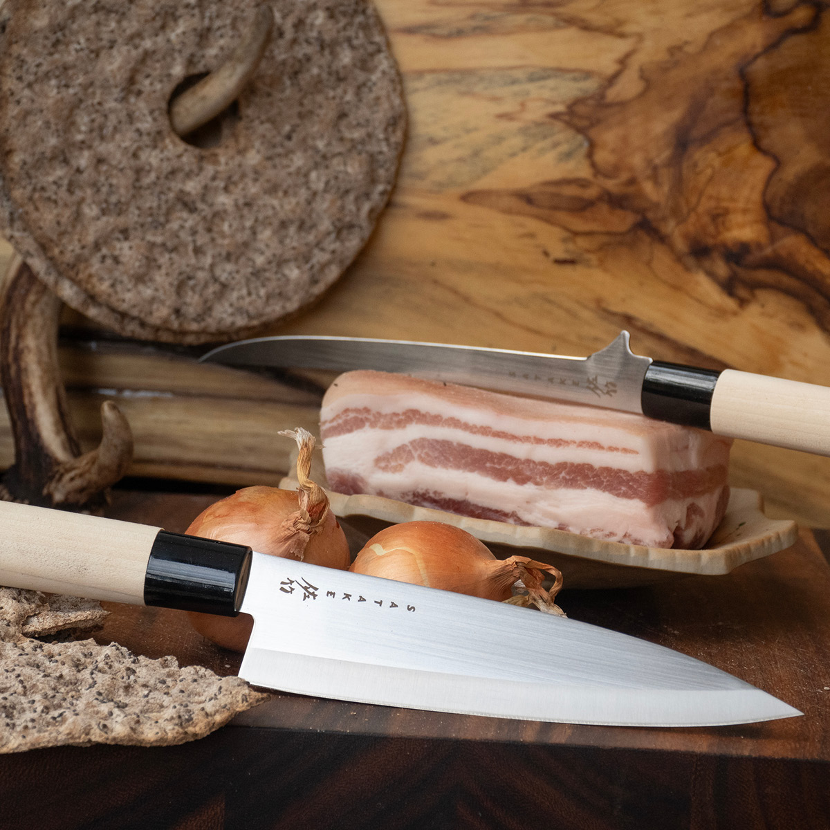 Satake Houcho Köttkniv 17 cm Stål/Magnoliaträ