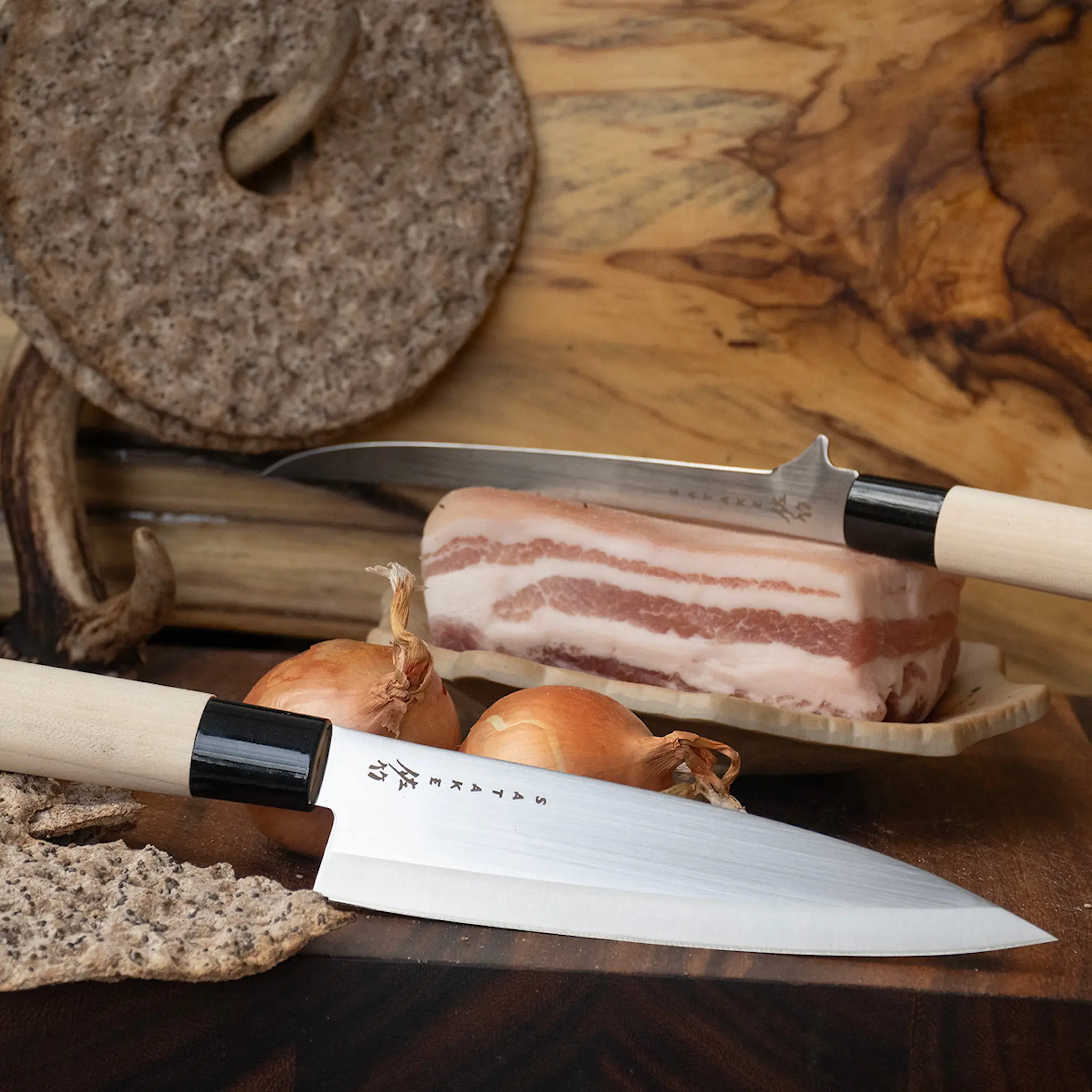 Satake Houcho Köttkniv 17 cm Stål/Magnoliaträ