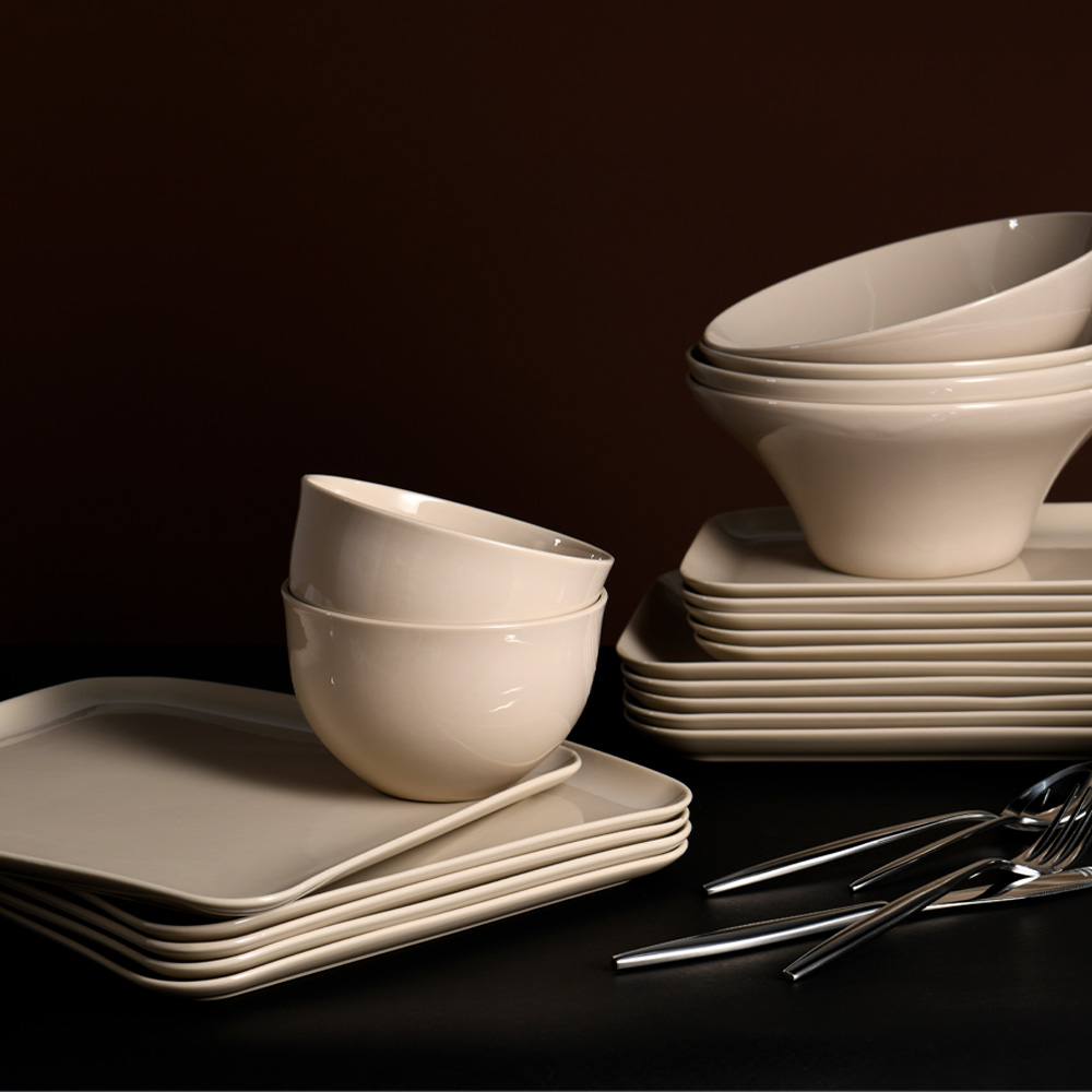 Modern House Nemo Tallrik 25x25 cm Sand