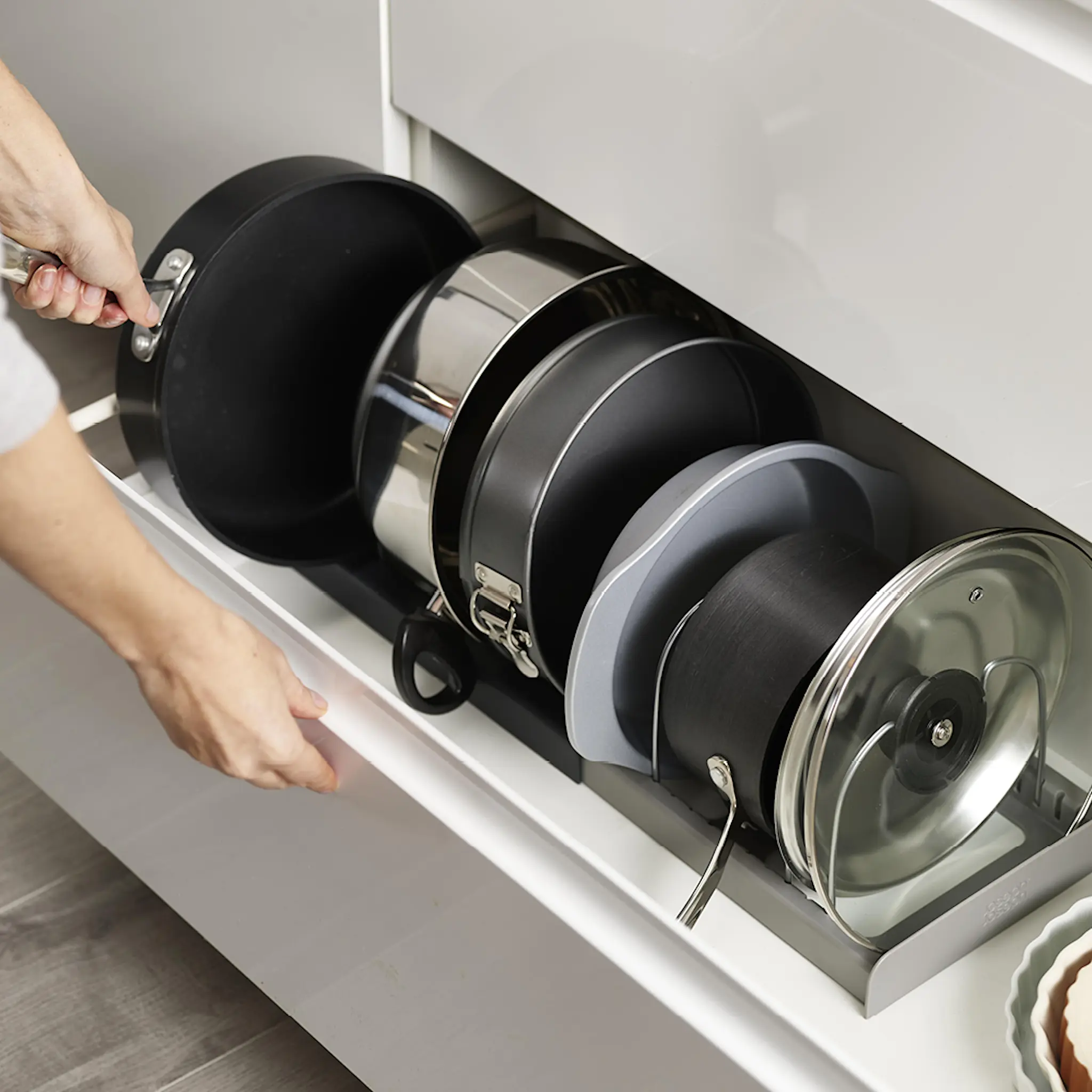 Joseph Joseph Lockförvaring 6 Räff Grå