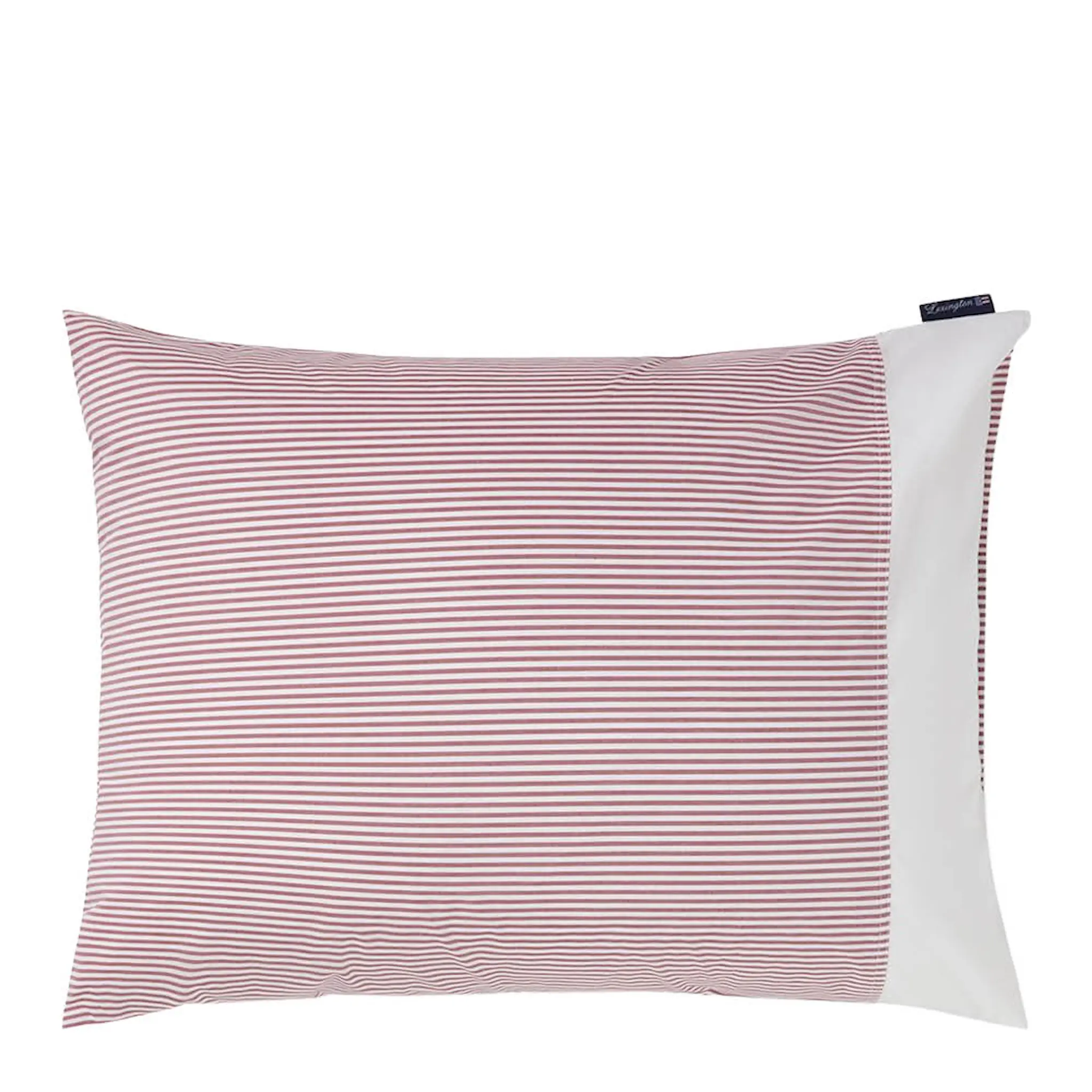 Lexington Örngott 50x60 cm bomullspercale randigt fig/white