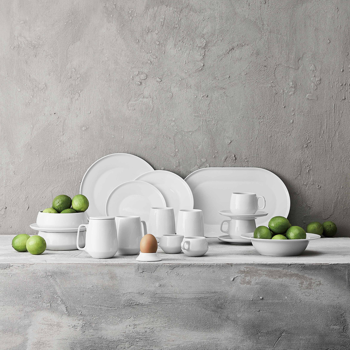 Aida ENSO tallrik 22 cm super white